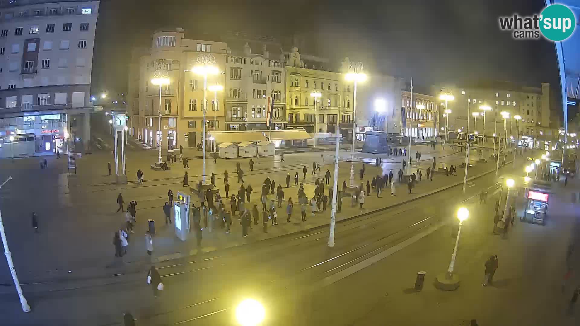 Webcam Zagreb Bana Jelačića square | Croatia