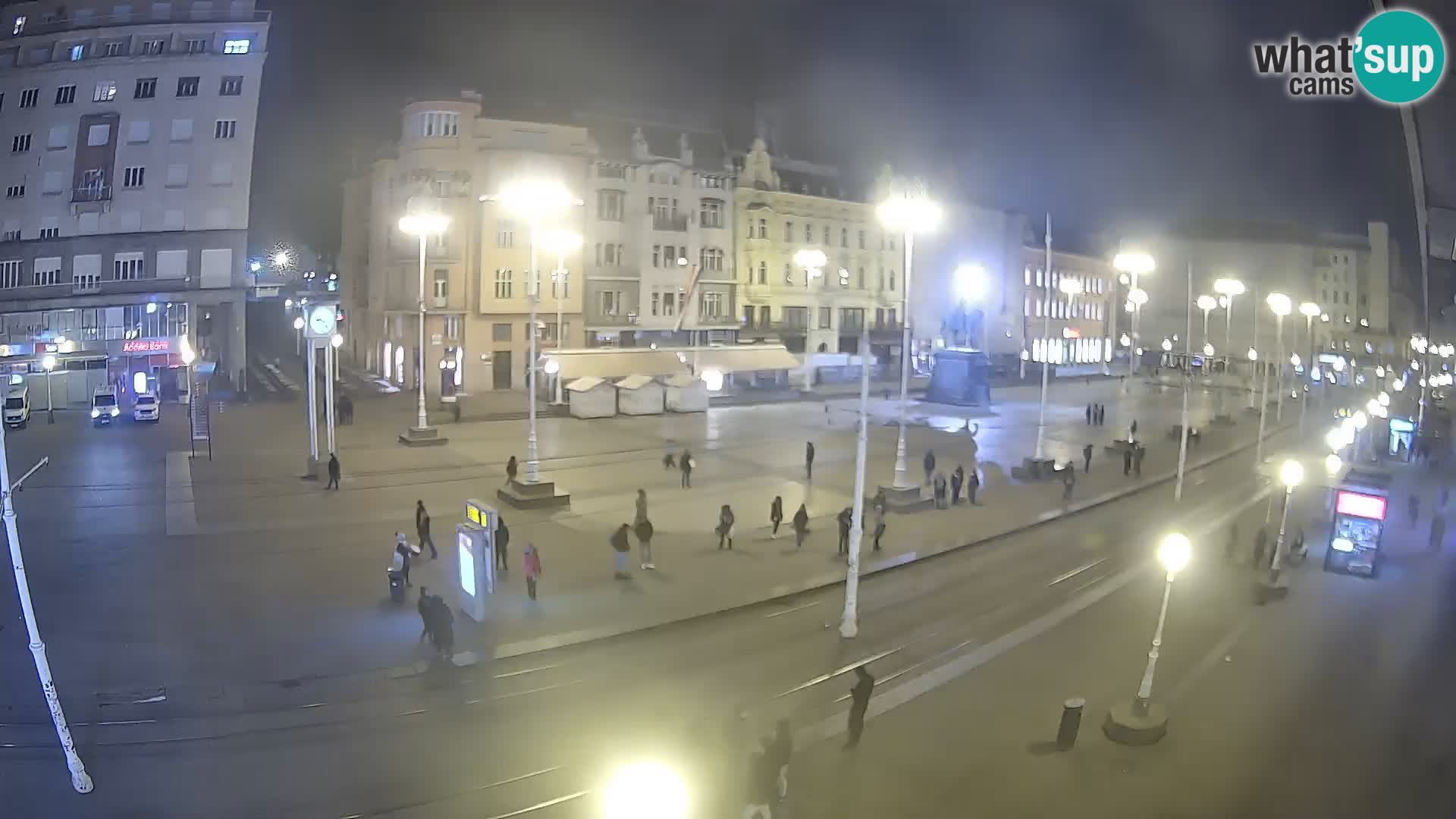 Zagreb webcam Ban Jelacica Platz | Kroatien