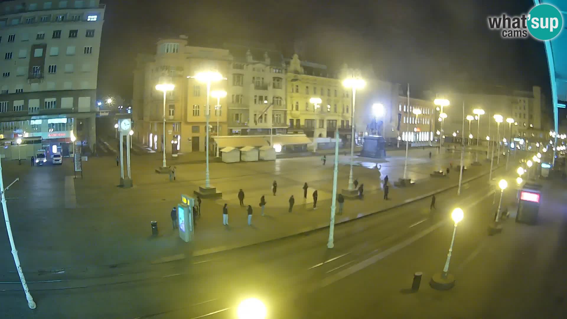 Zagreb webcam Ban Jelacica Platz | Kroatien