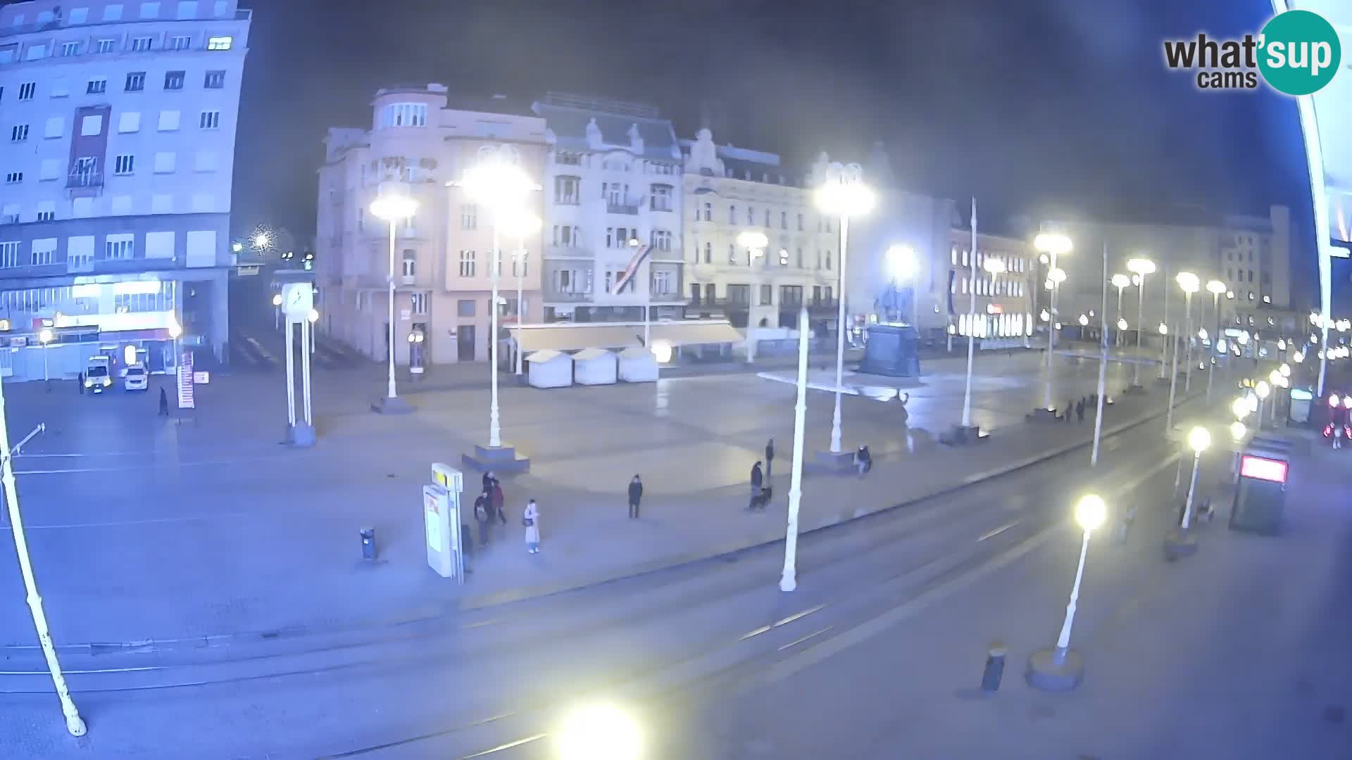 Live Cam Zagreb Ban Jelačić place | Croatie
