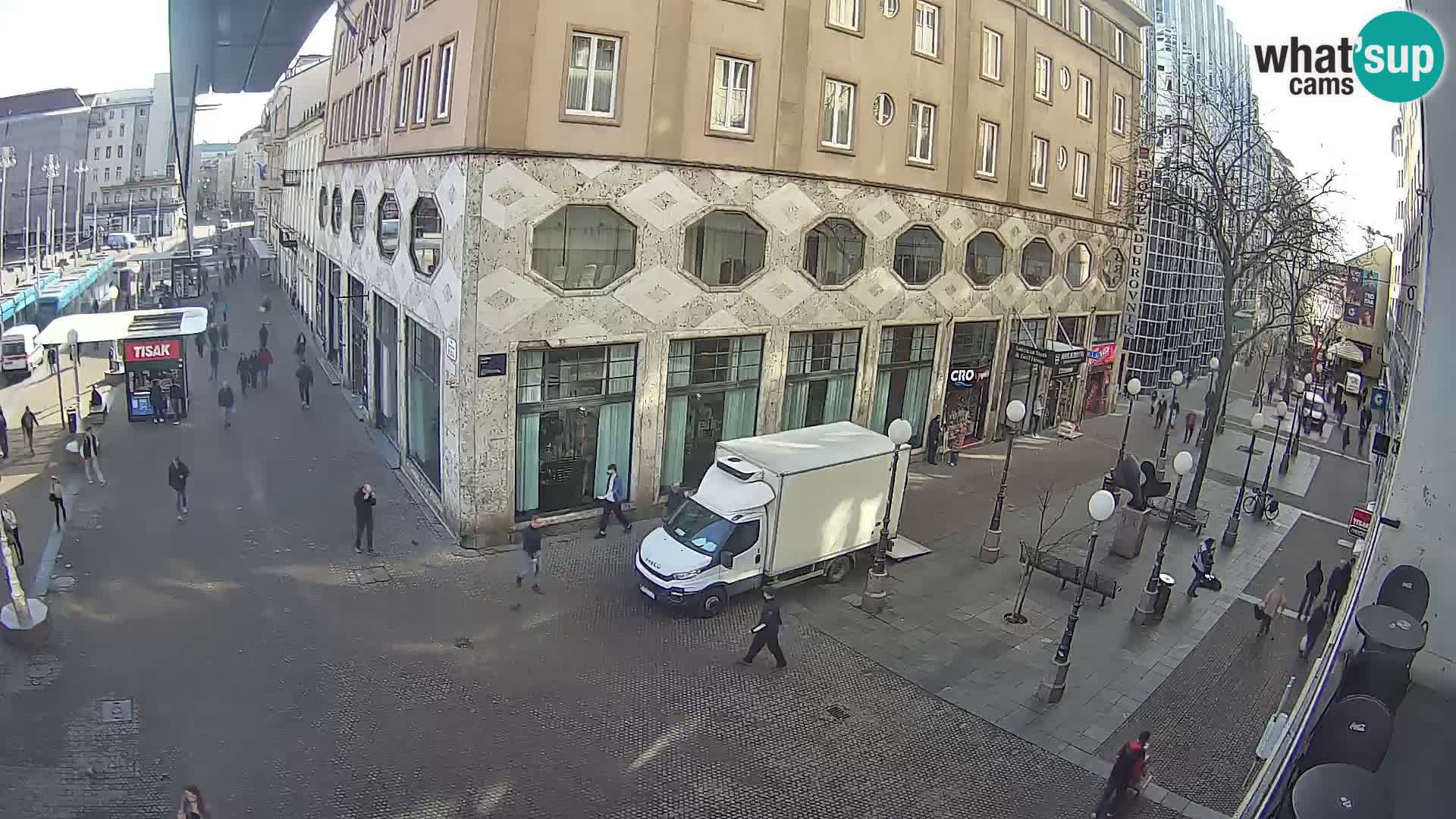 Webcam Zagreb Bana Jelačića square | Croatia