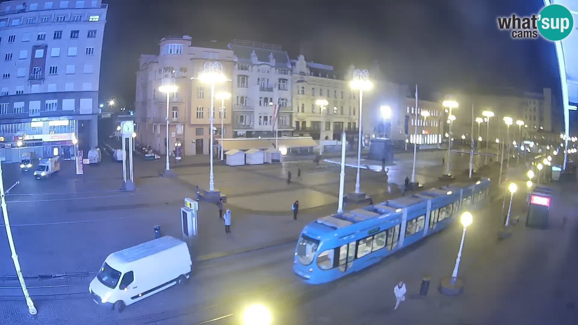 Webcam Zagreb Bana Jelačića square | Croatia