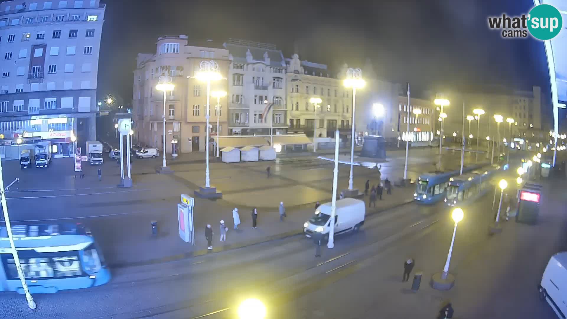 Webcam Zagabria Ban Jelacic piazza | Croazia