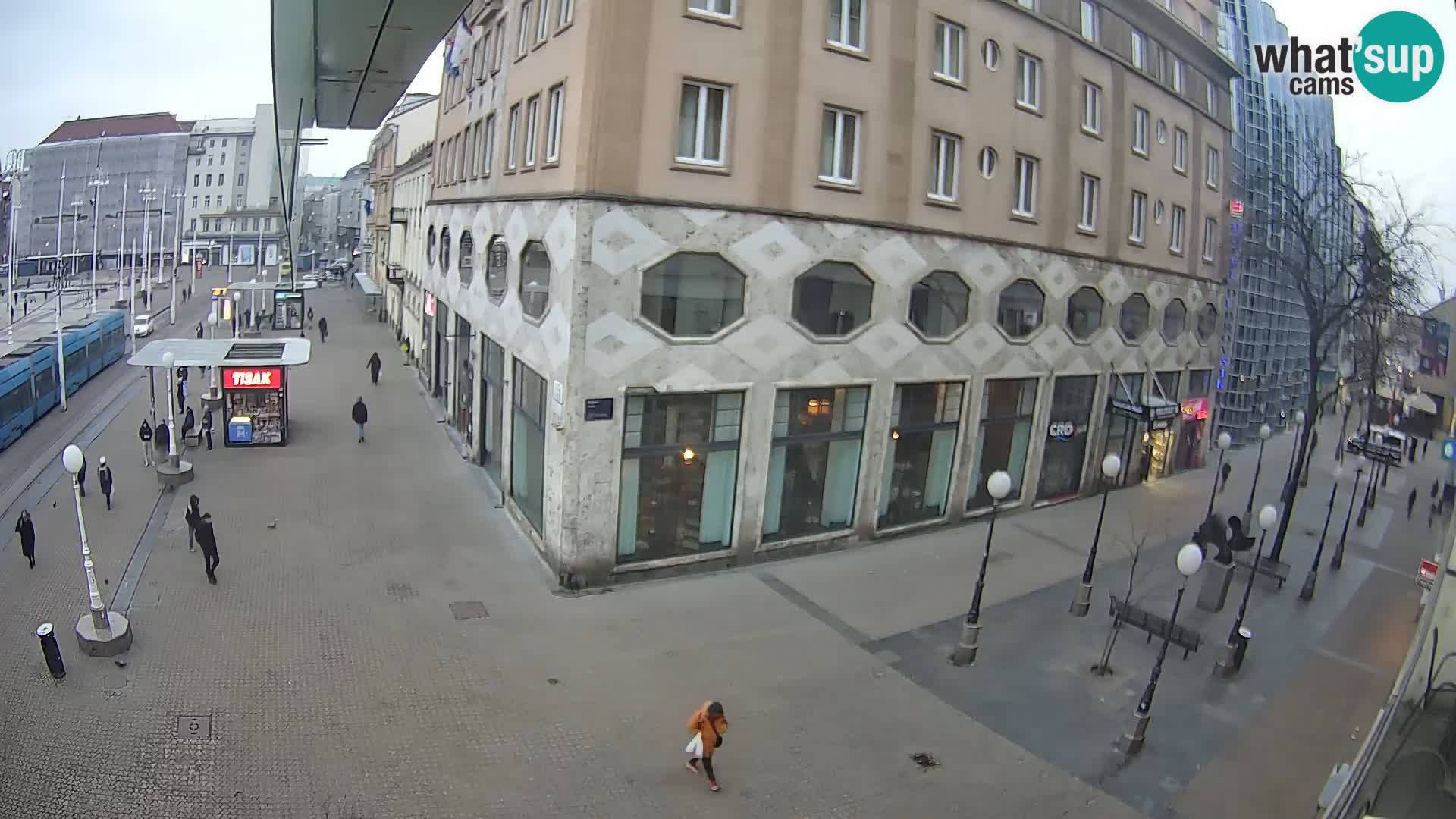 Webcam Zagabria Ban Jelacic piazza | Croazia