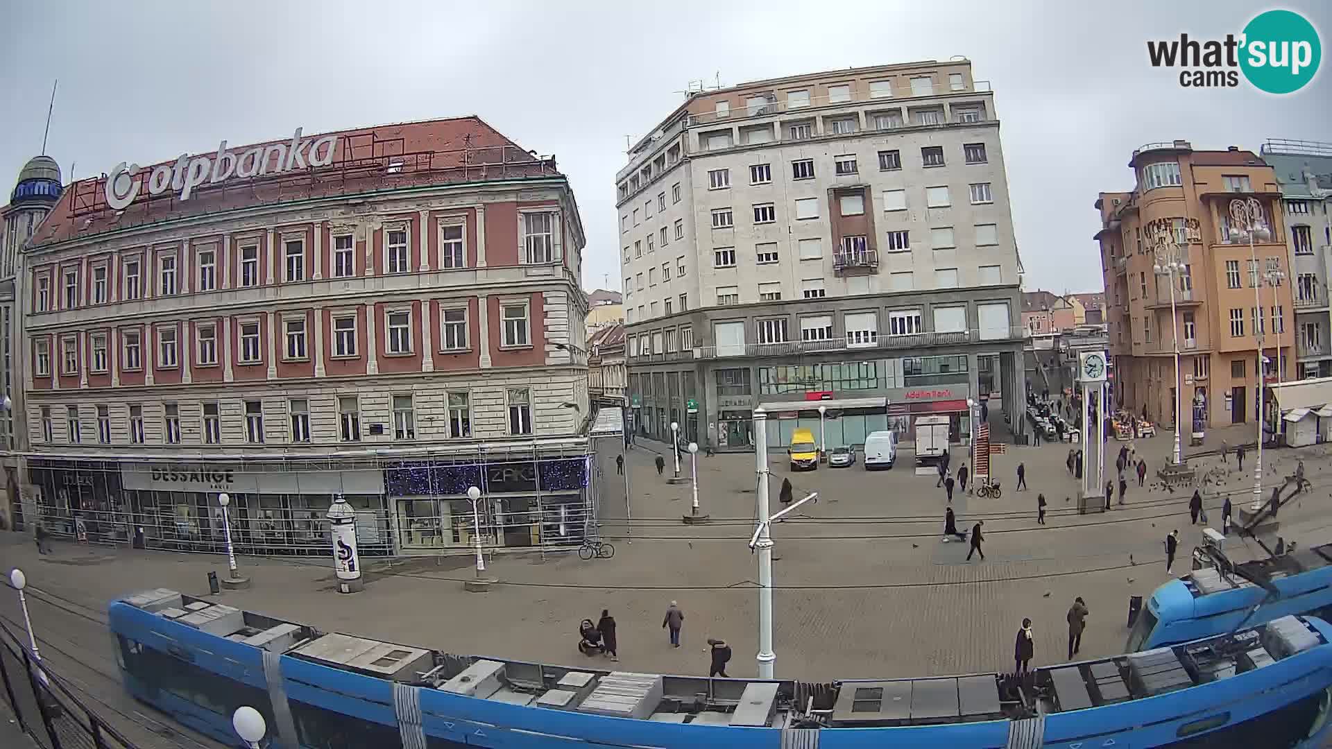 Webcam Zagabria Ban Jelacic piazza | Croazia