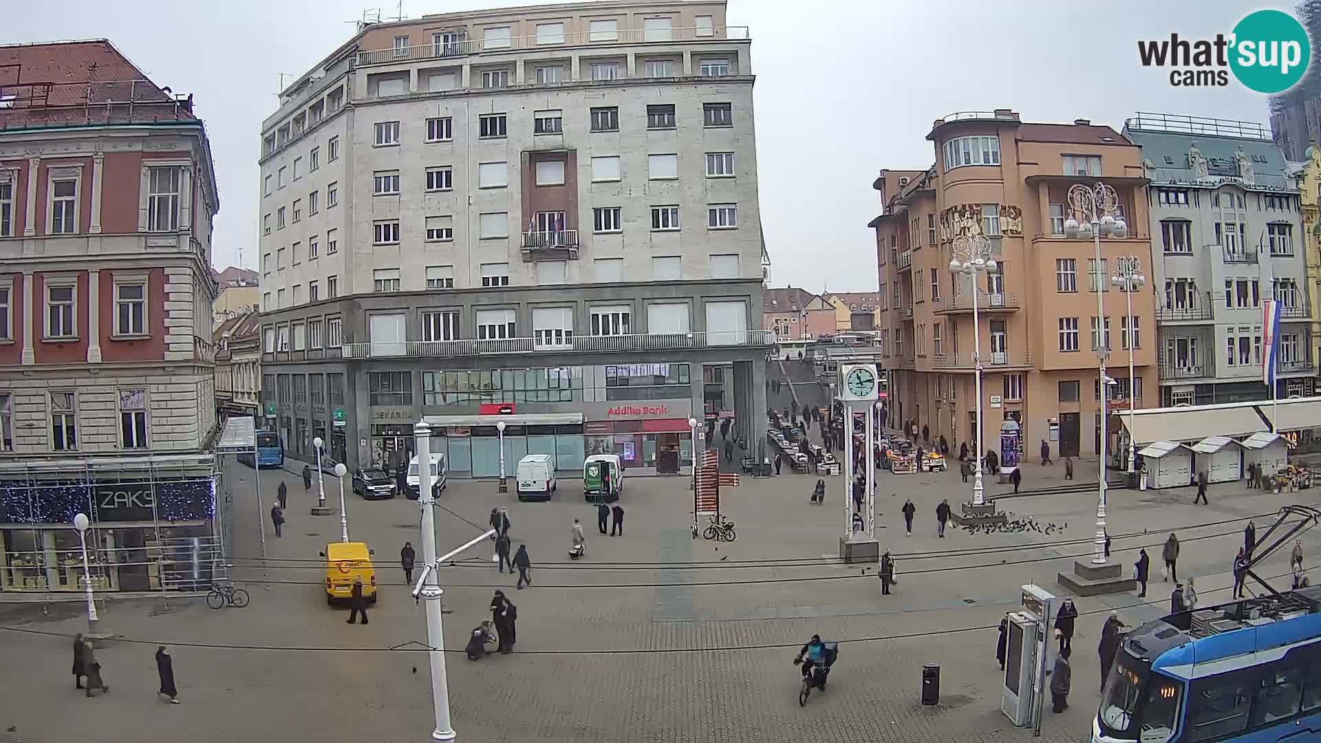 Zagreb live cam Bana Jelačića