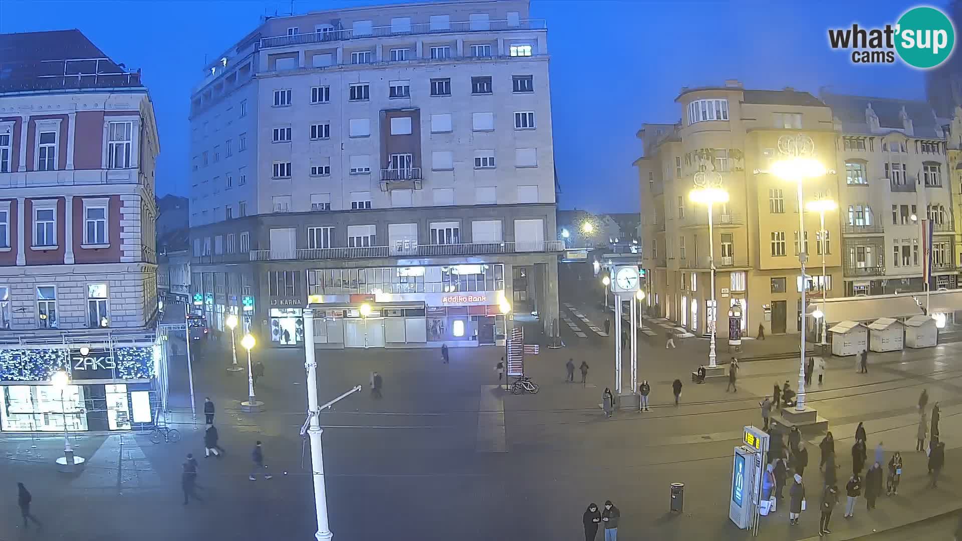 Zagreb live cam Bana Jelačića