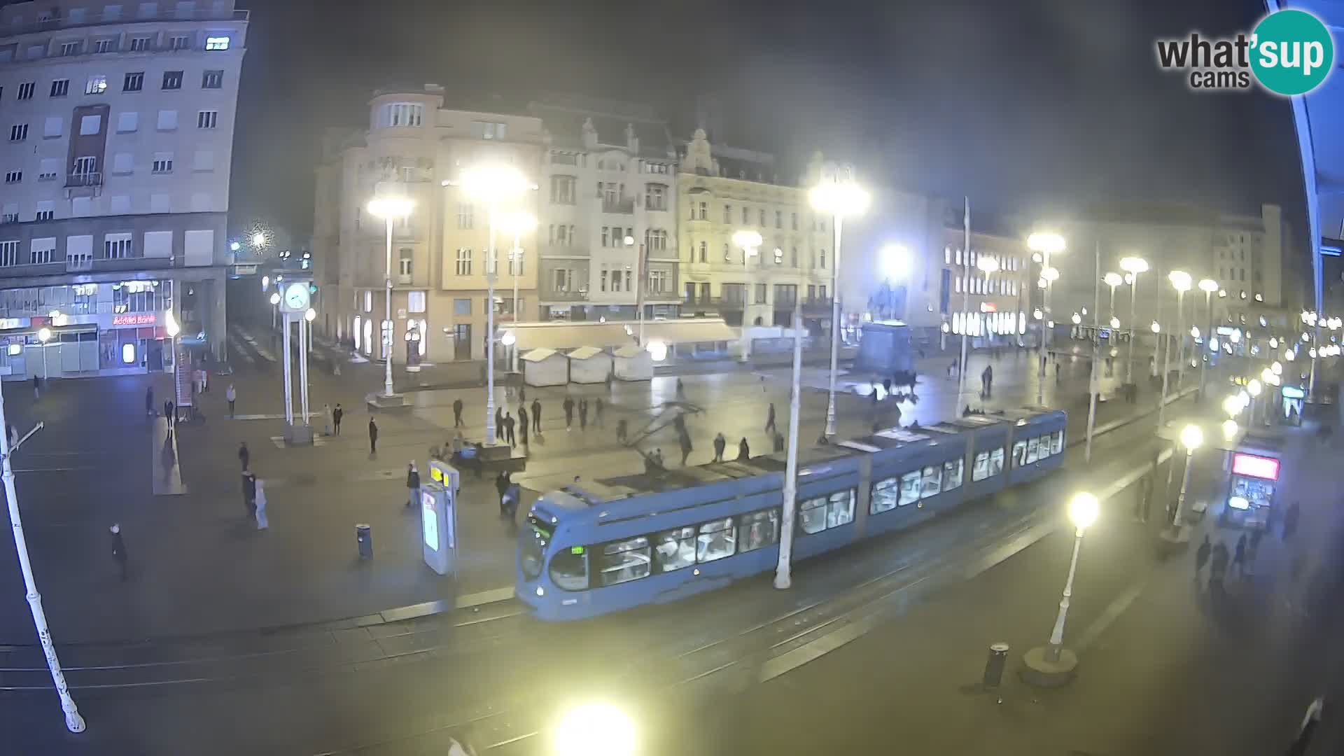Live Cam Zagreb Ban Jelačić place | Croatie