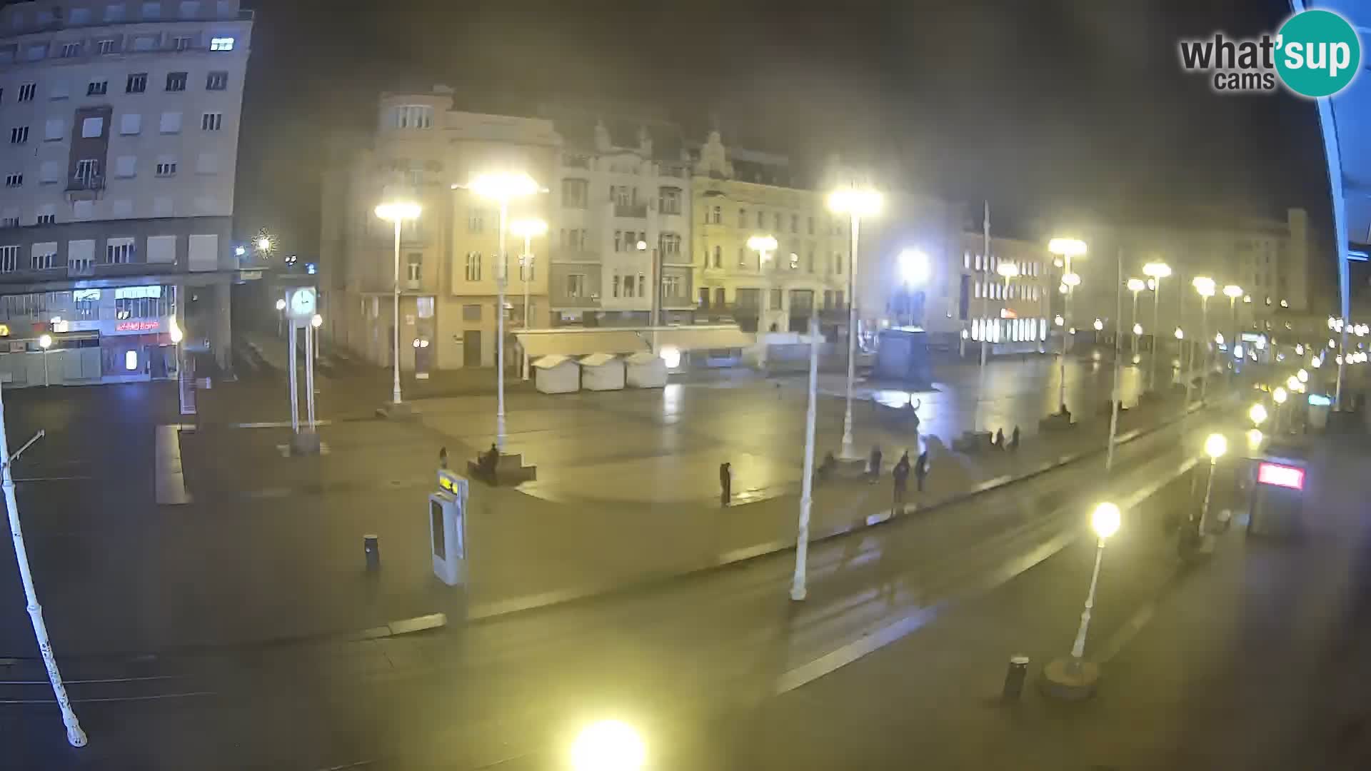 Webcam Zagreb Bana Jelačića square | Croatia