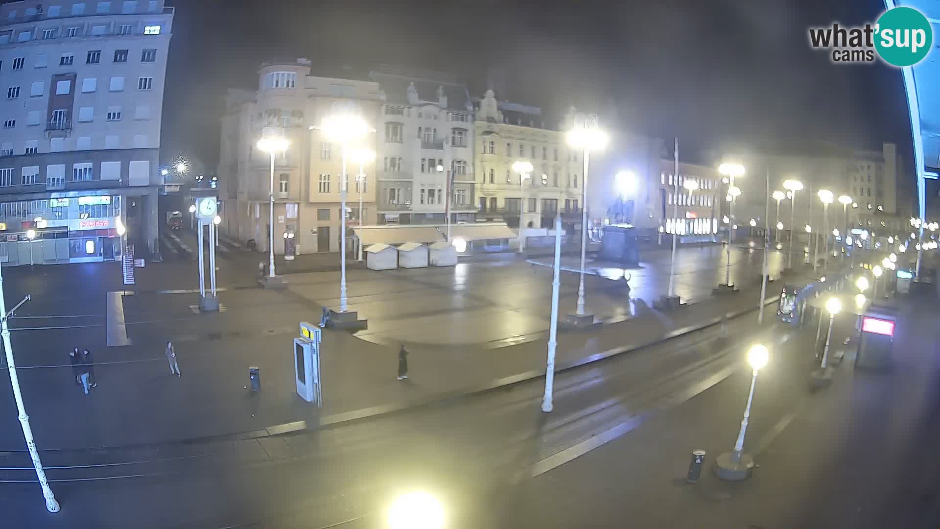 Live Cam Zagreb Ban Jelačić place | Croatie
