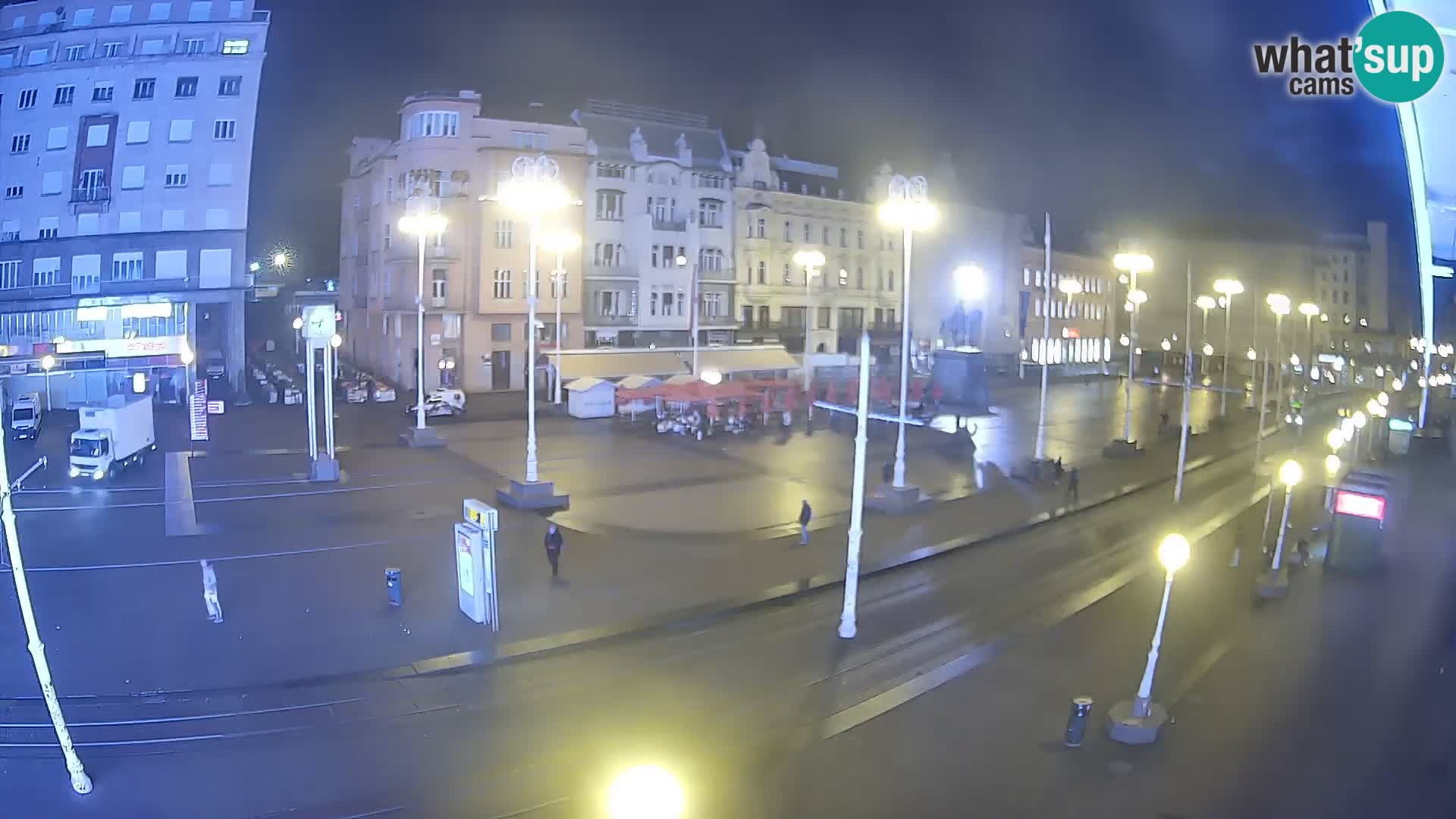 Webcam Zagreb Bana Jelačića square | Croatia