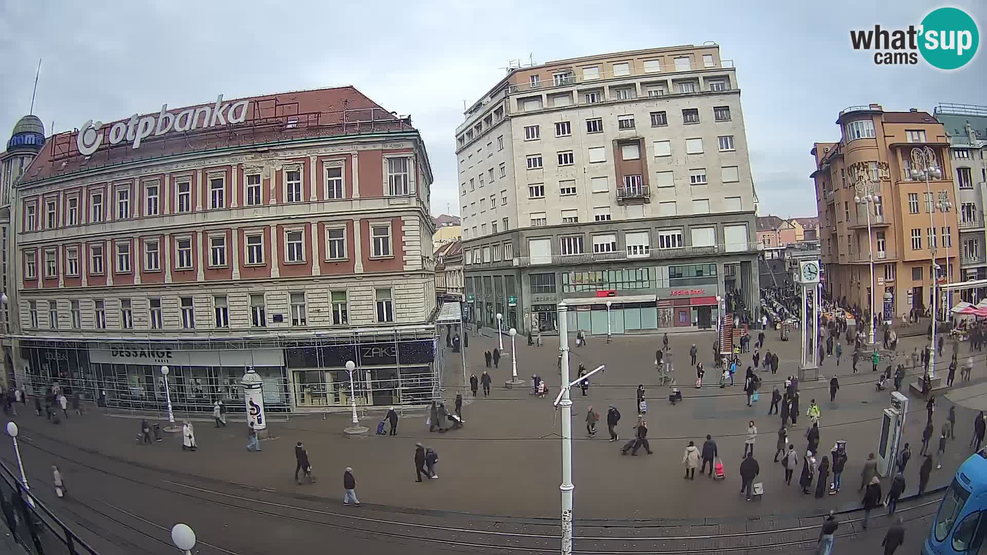 Zagreb live cam Bana Jelačića