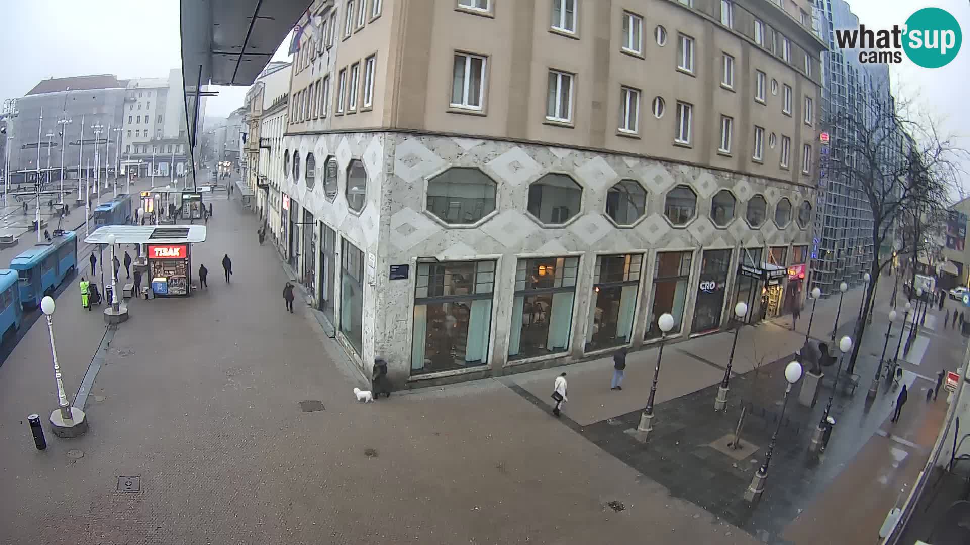 Spletna kamera Zagreb Ban Jelačić
