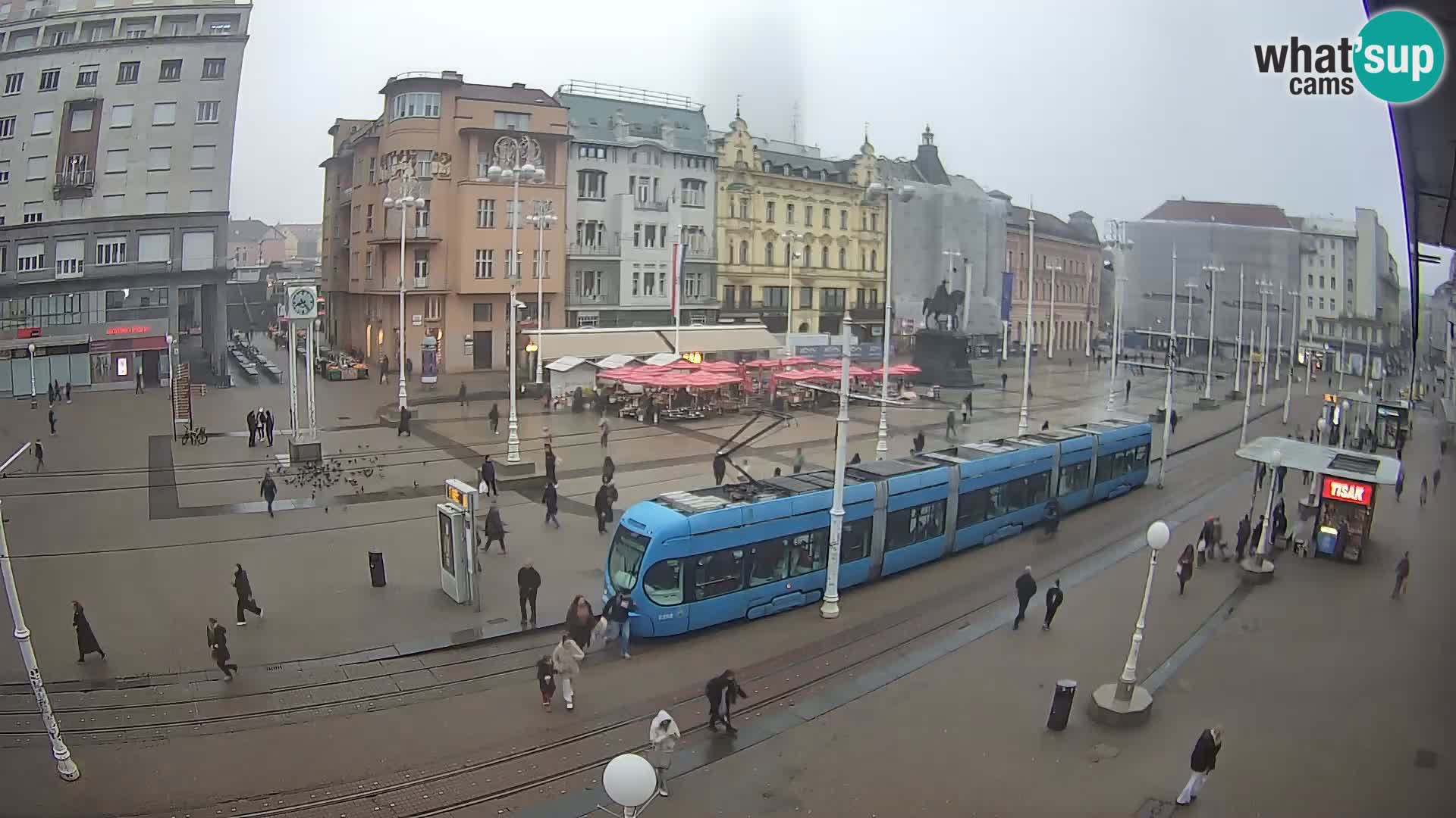 Webcam Zagabria Ban Jelacic piazza | Croazia