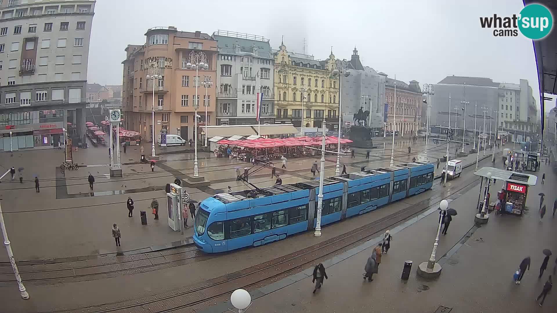 Spletna kamera Zagreb Ban Jelačić