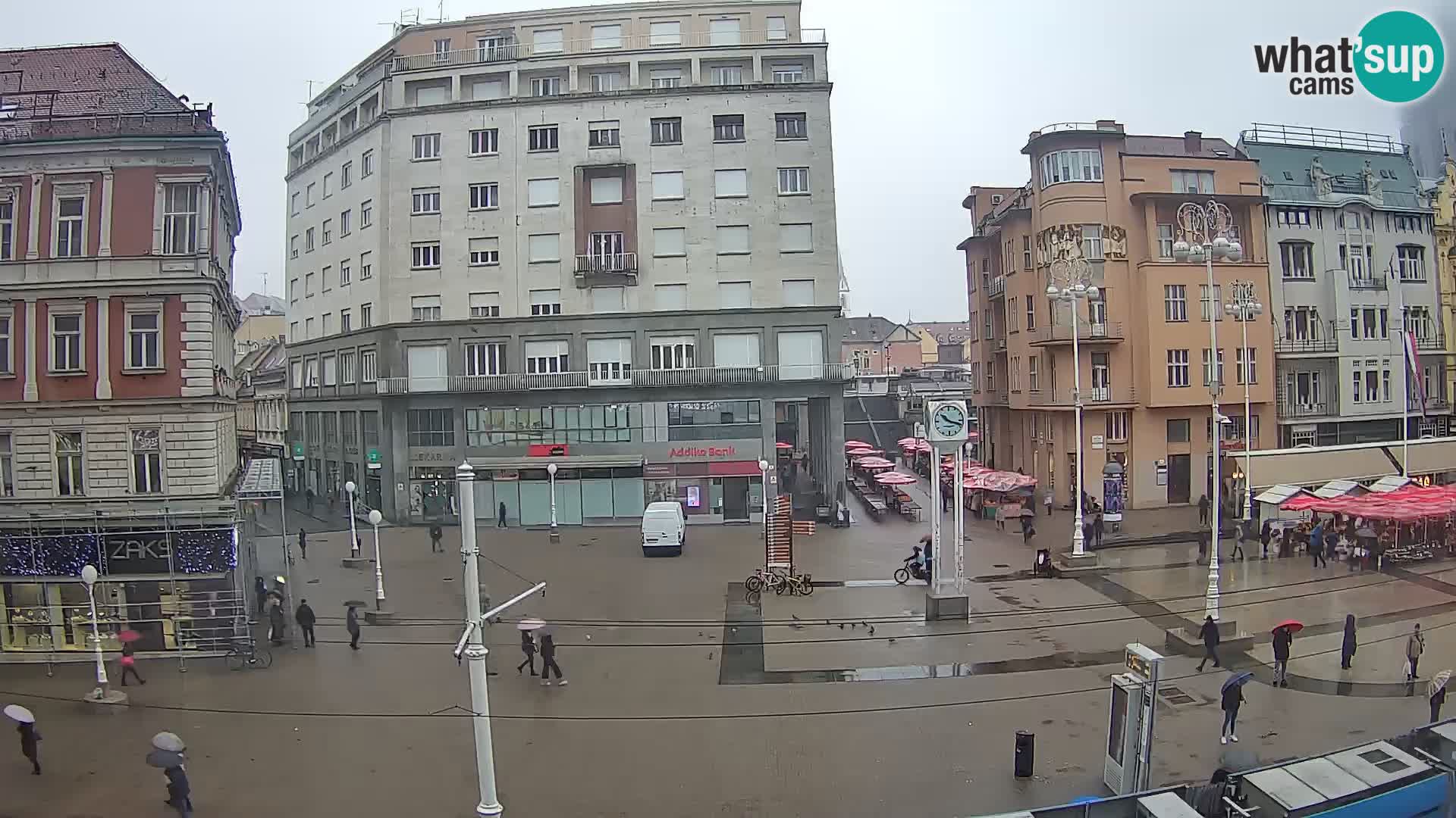 Webcam Zagabria Ban Jelacic piazza | Croazia