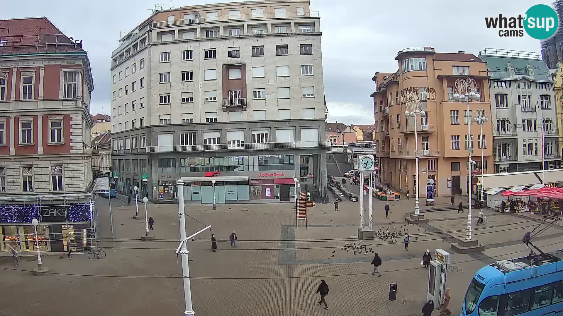 Webcam Zagabria Ban Jelacic piazza | Croazia