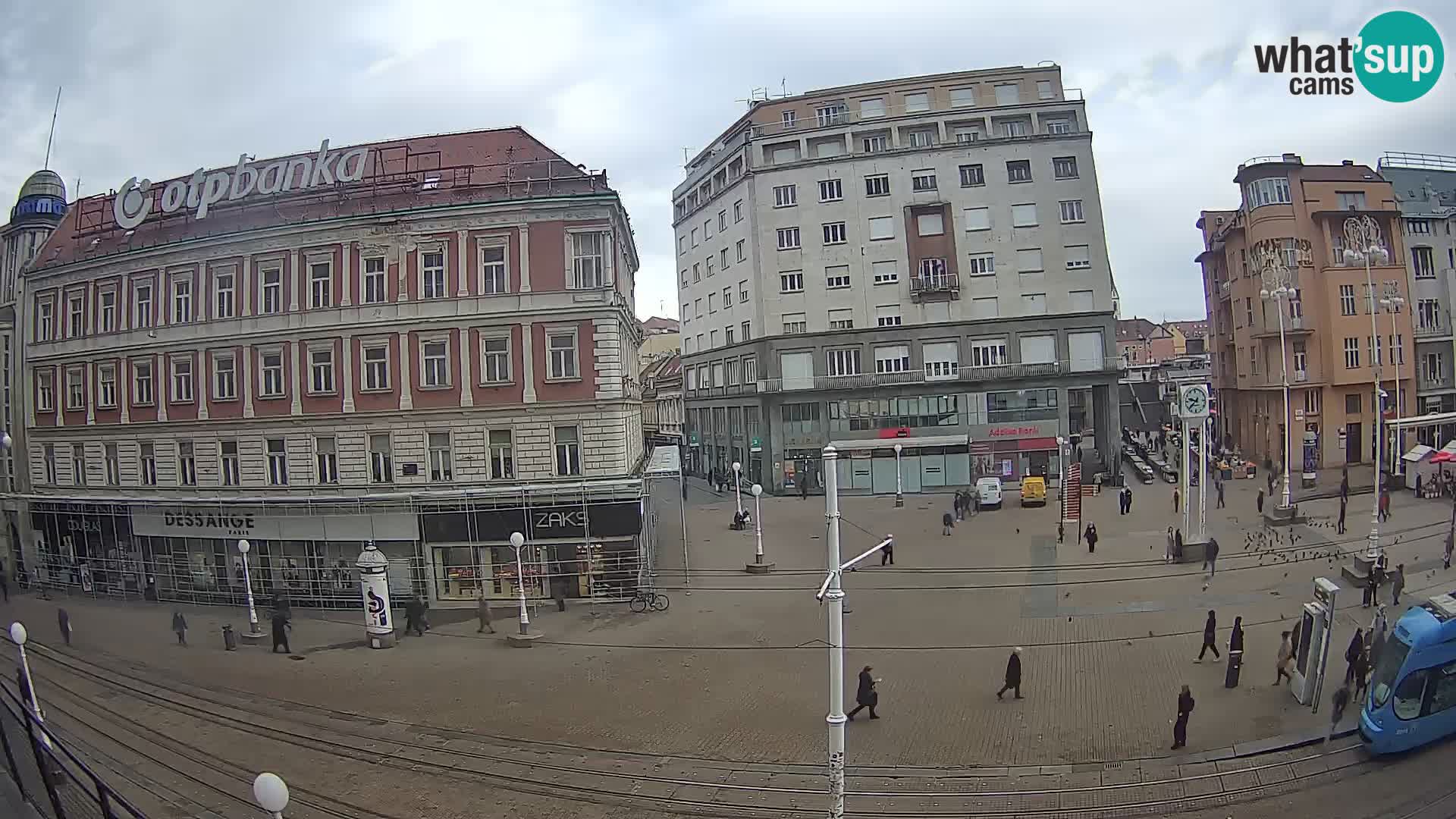 Webcam Zagreb Bana Jelačića square | Croatia