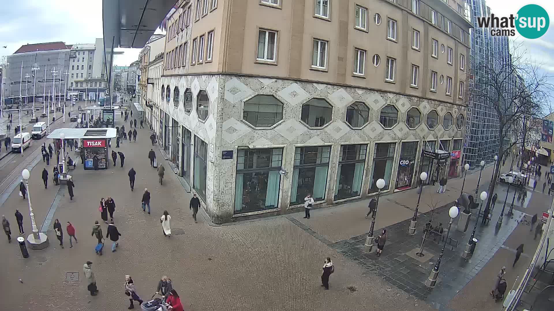 Webcam Zagreb Bana Jelačića square | Croatia