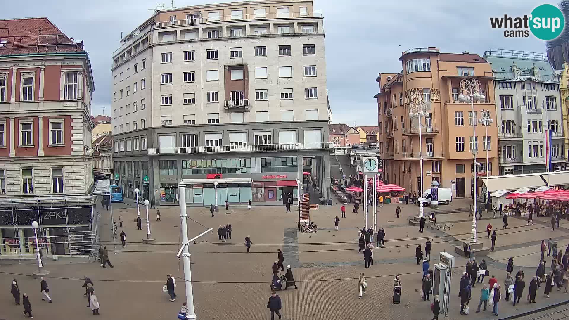Spletna kamera Zagreb Ban Jelačić