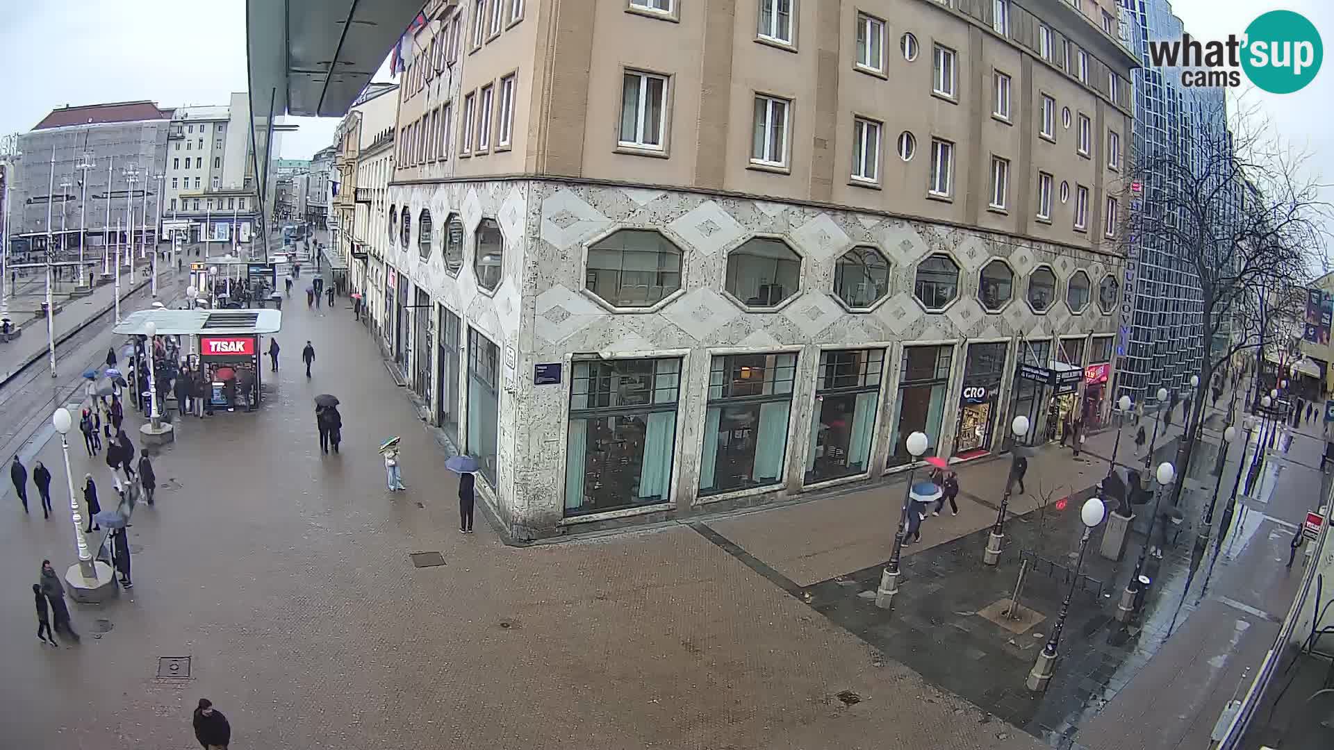 Zagreb webcam Ban Jelacica Platz | Kroatien