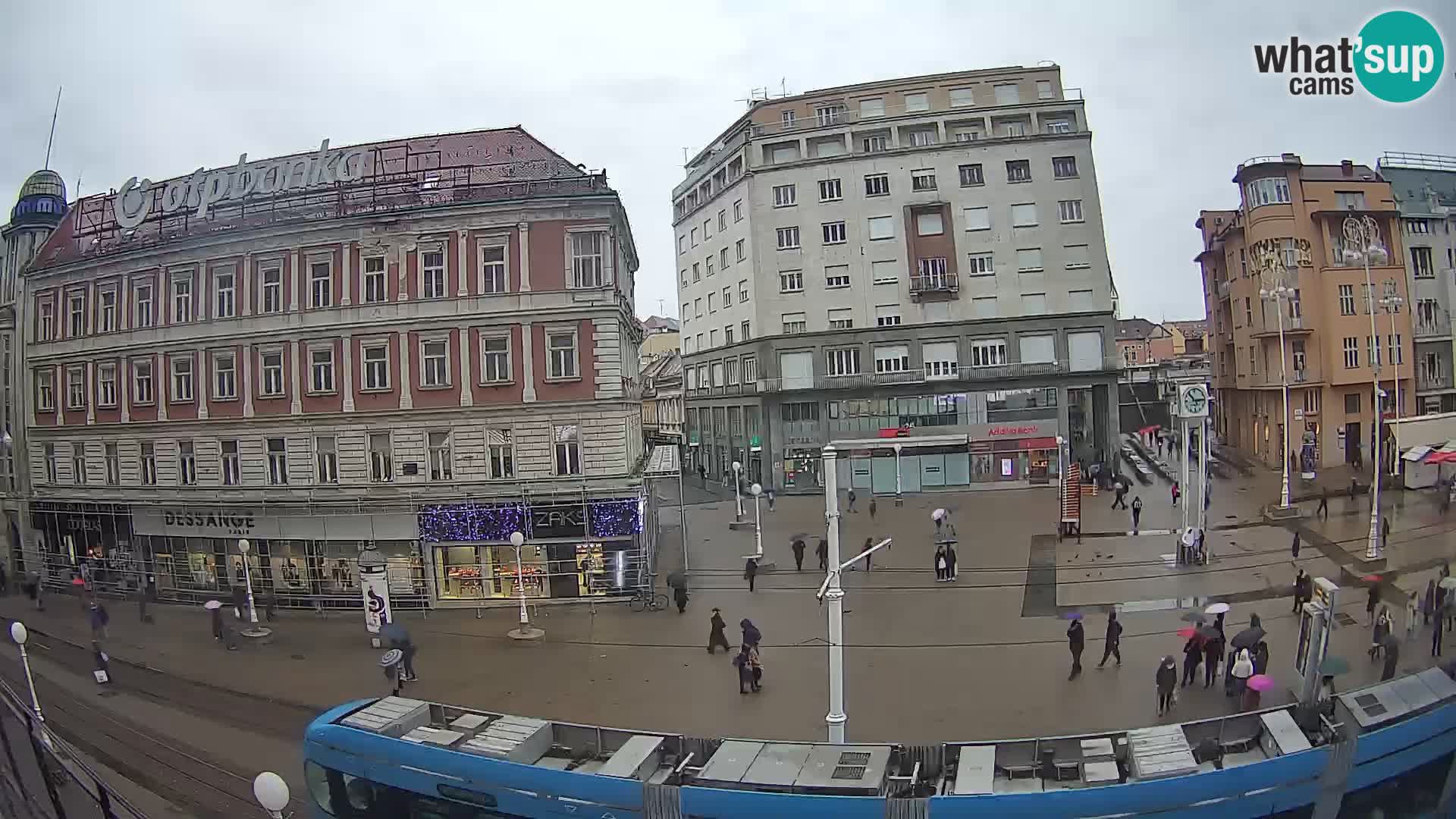 Webcam Zagabria Ban Jelacic piazza | Croazia