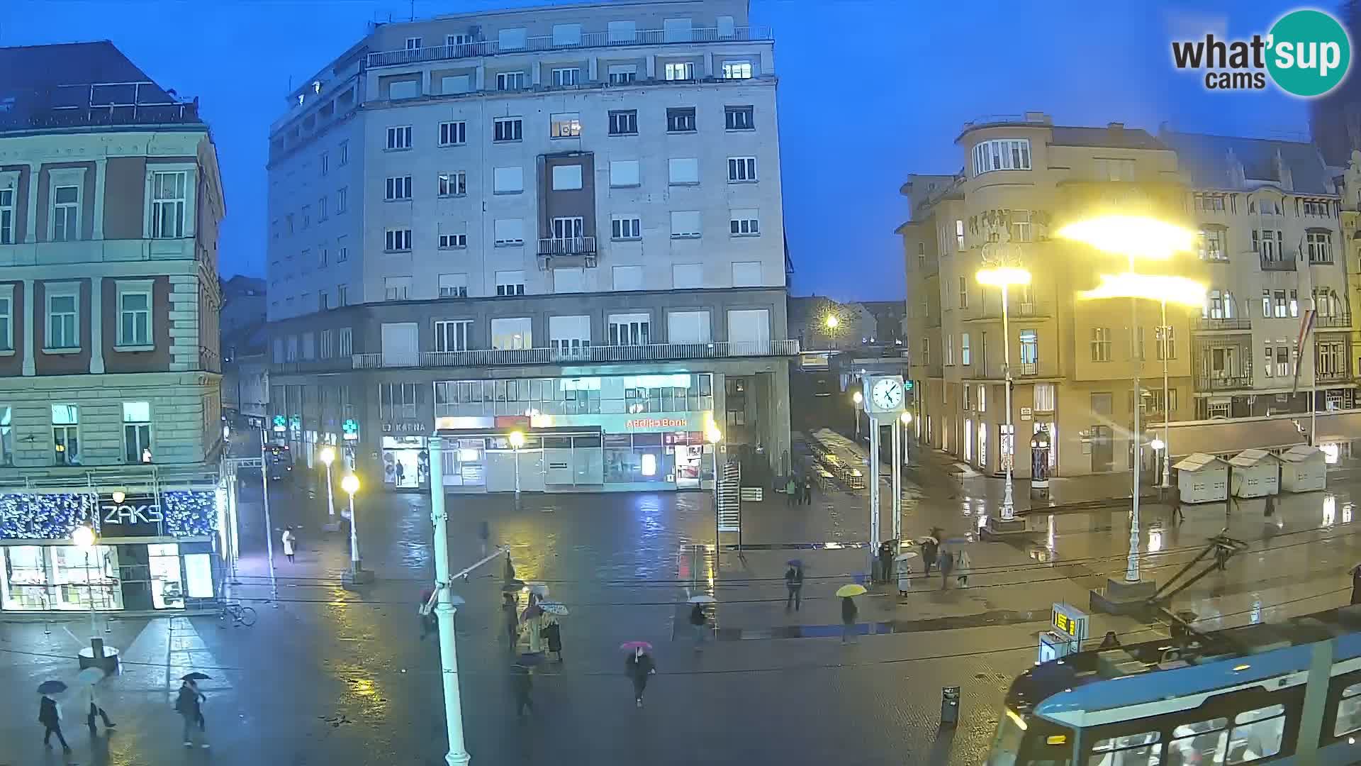 Webcam Zagreb Bana Jelačića square | Croatia