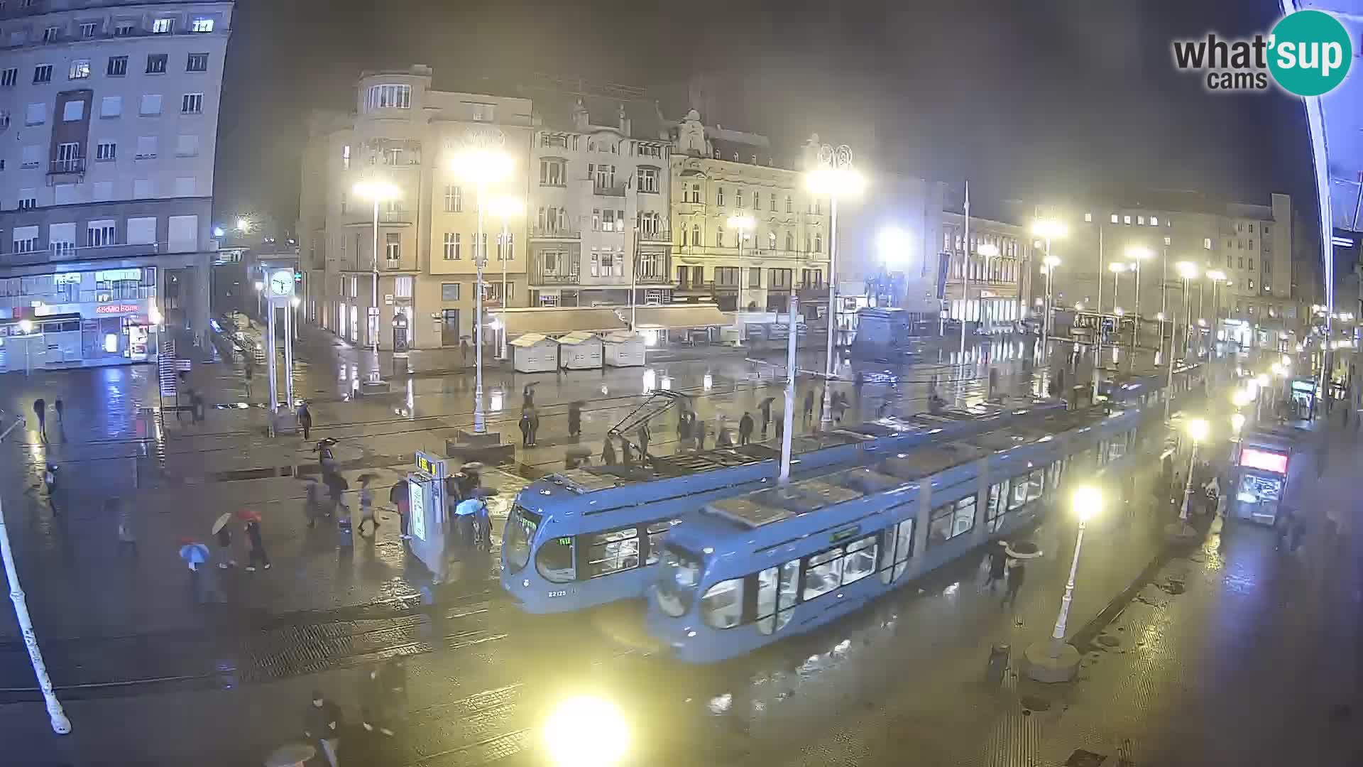 Webcam Zagreb Bana Jelačića square | Croatia