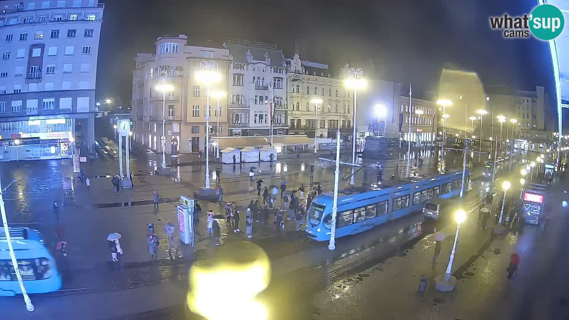 Webcam Zagreb Bana Jelačića square | Croatia
