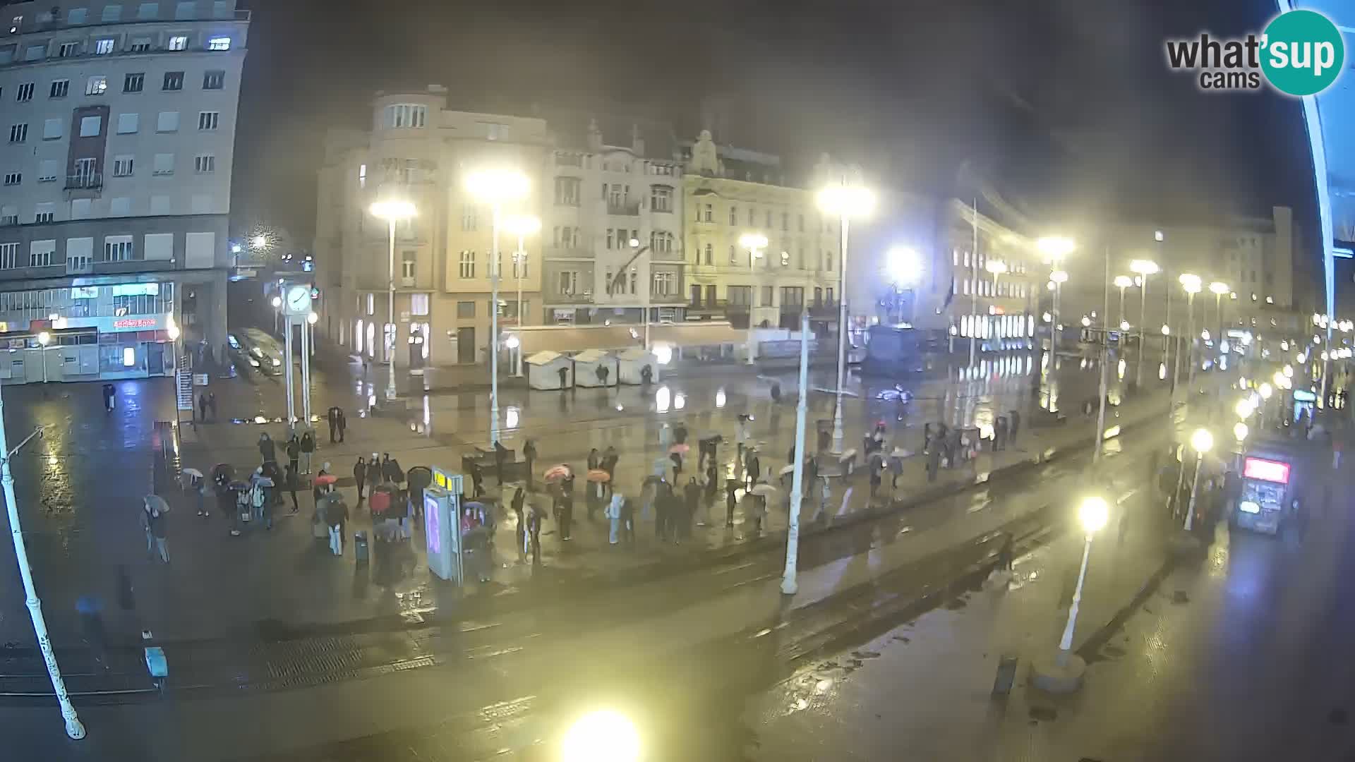 Live Cam Zagreb Ban Jelačić place | Croatie