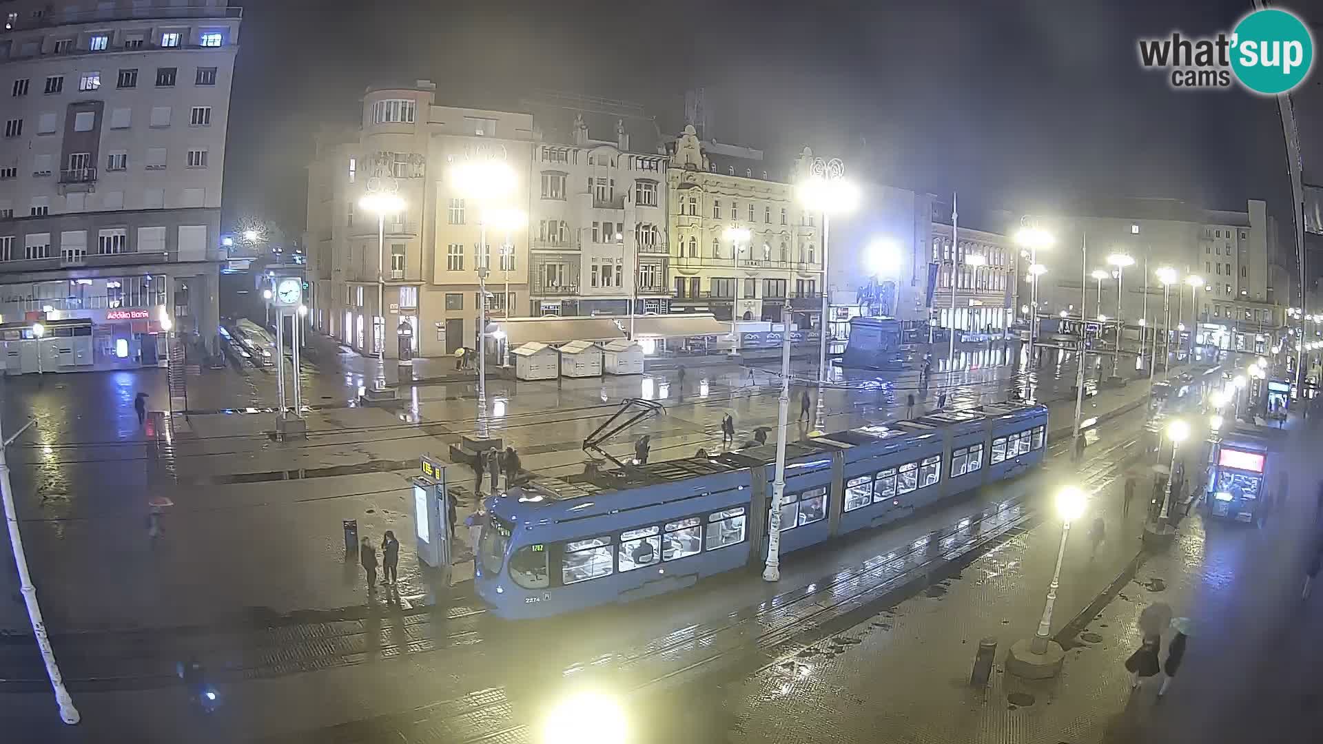 Live Cam Zagreb Ban Jelačić place | Croatie