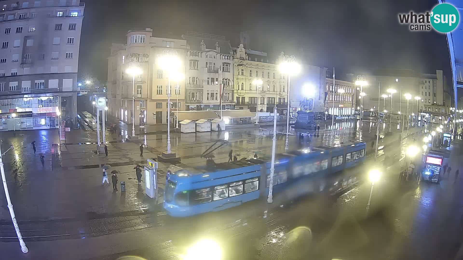 Zagreb webcam Ban Jelacica Platz | Kroatien