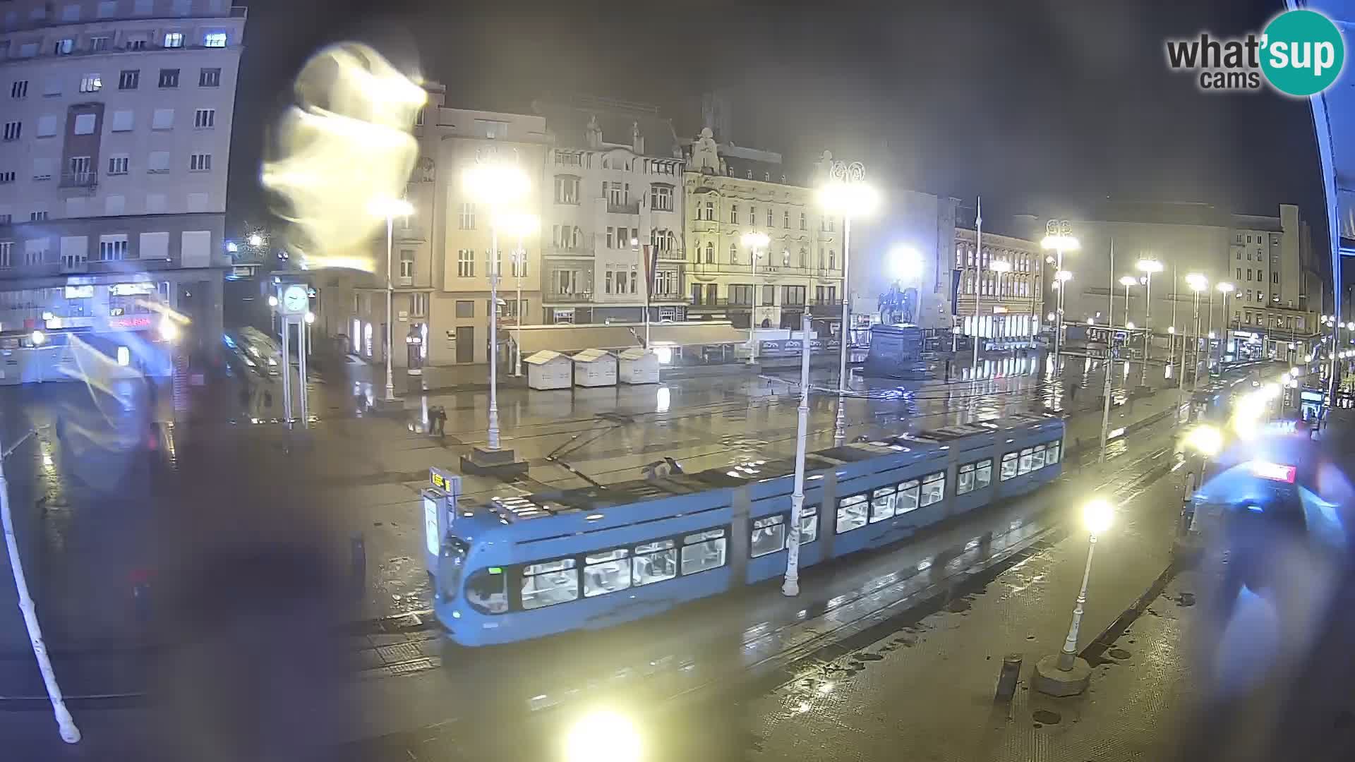 Live Cam Zagreb Ban Jelačić place | Croatie