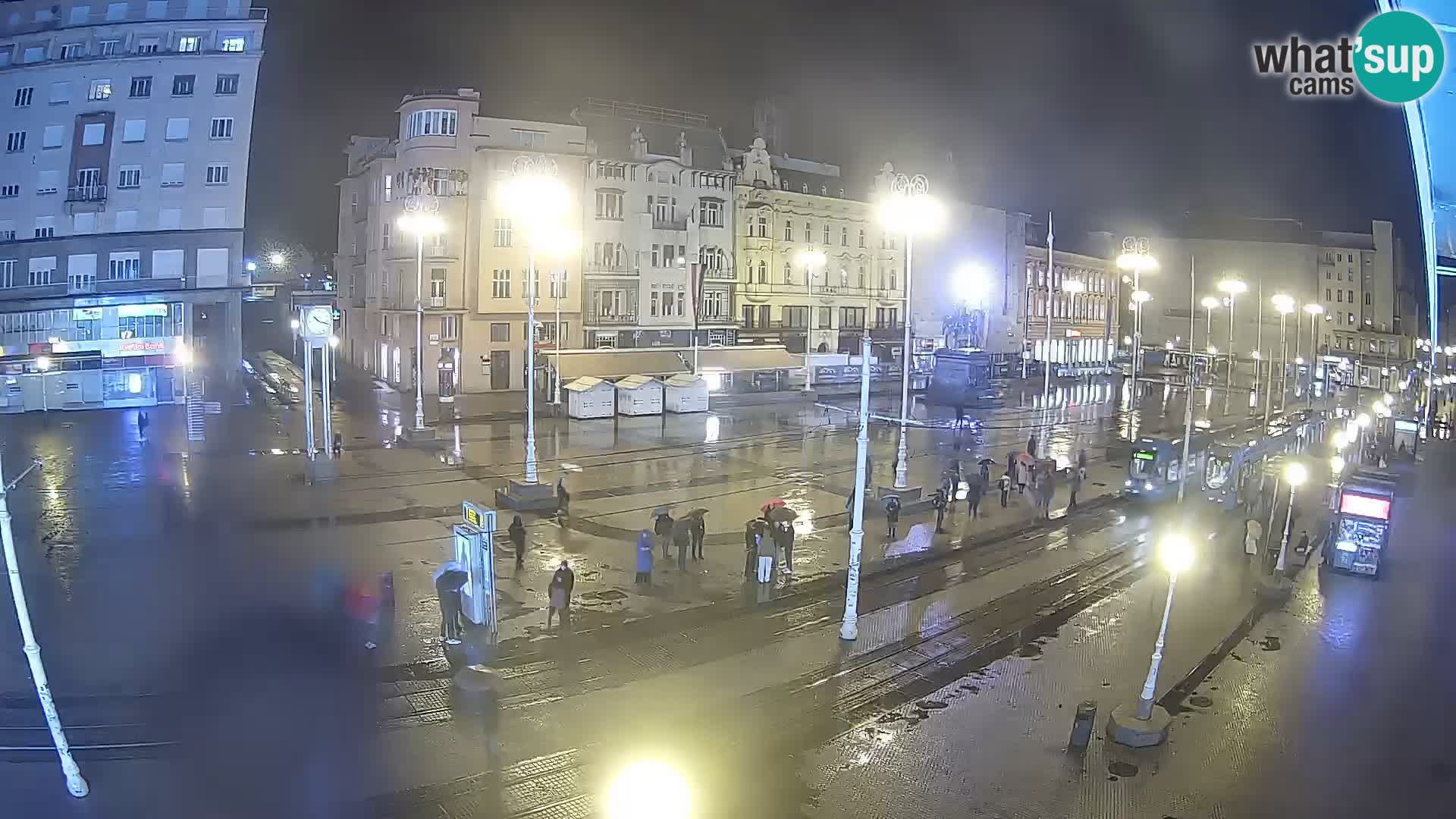 Zagreb webcam Ban Jelacica Platz | Kroatien