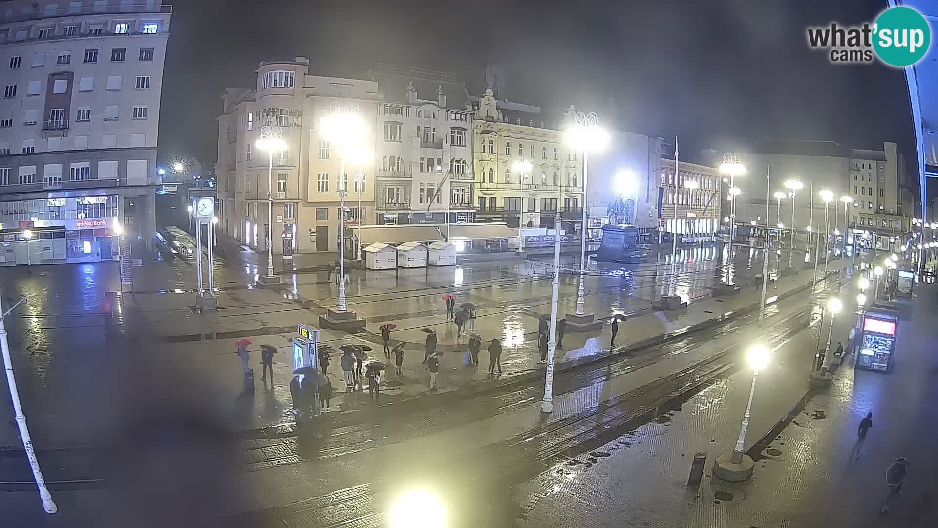Live Cam Zagreb Ban Jelačić place | Croatie