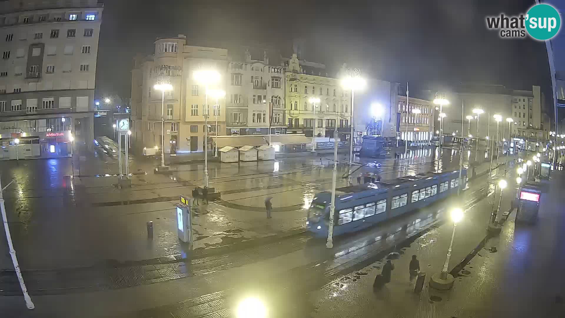 Zagreb webcam Ban Jelacica Platz | Kroatien