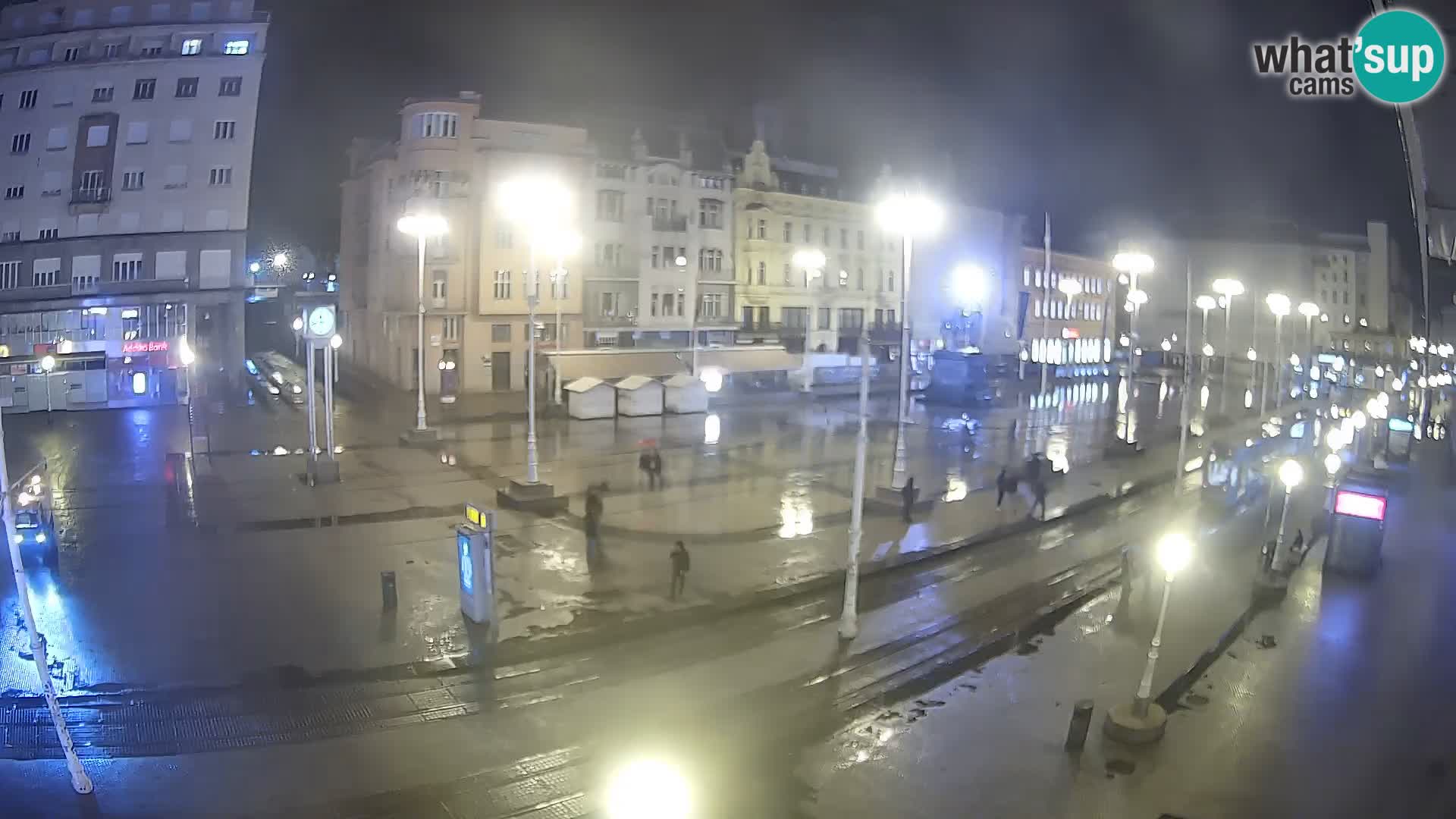 Zagreb webcam Ban Jelacica Platz | Kroatien