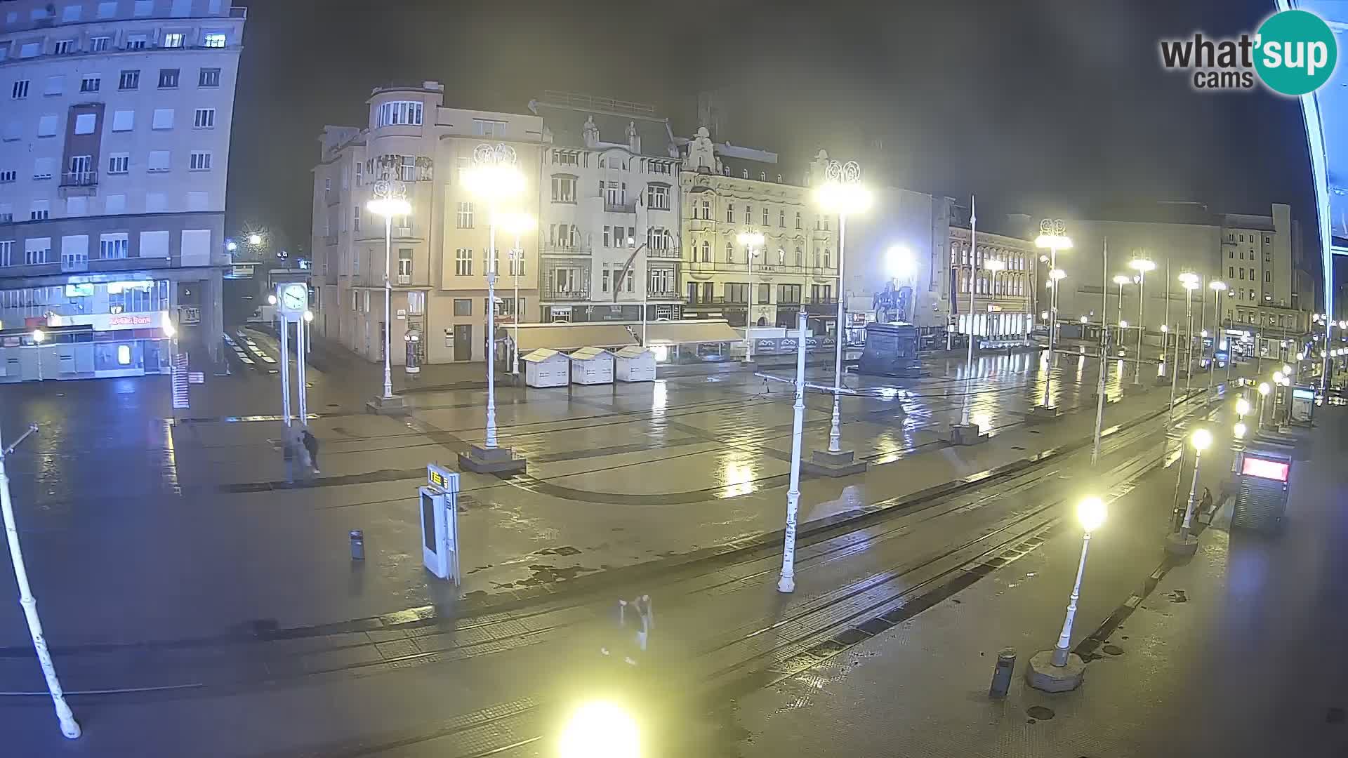Live Cam Zagreb Ban Jelačić place | Croatie