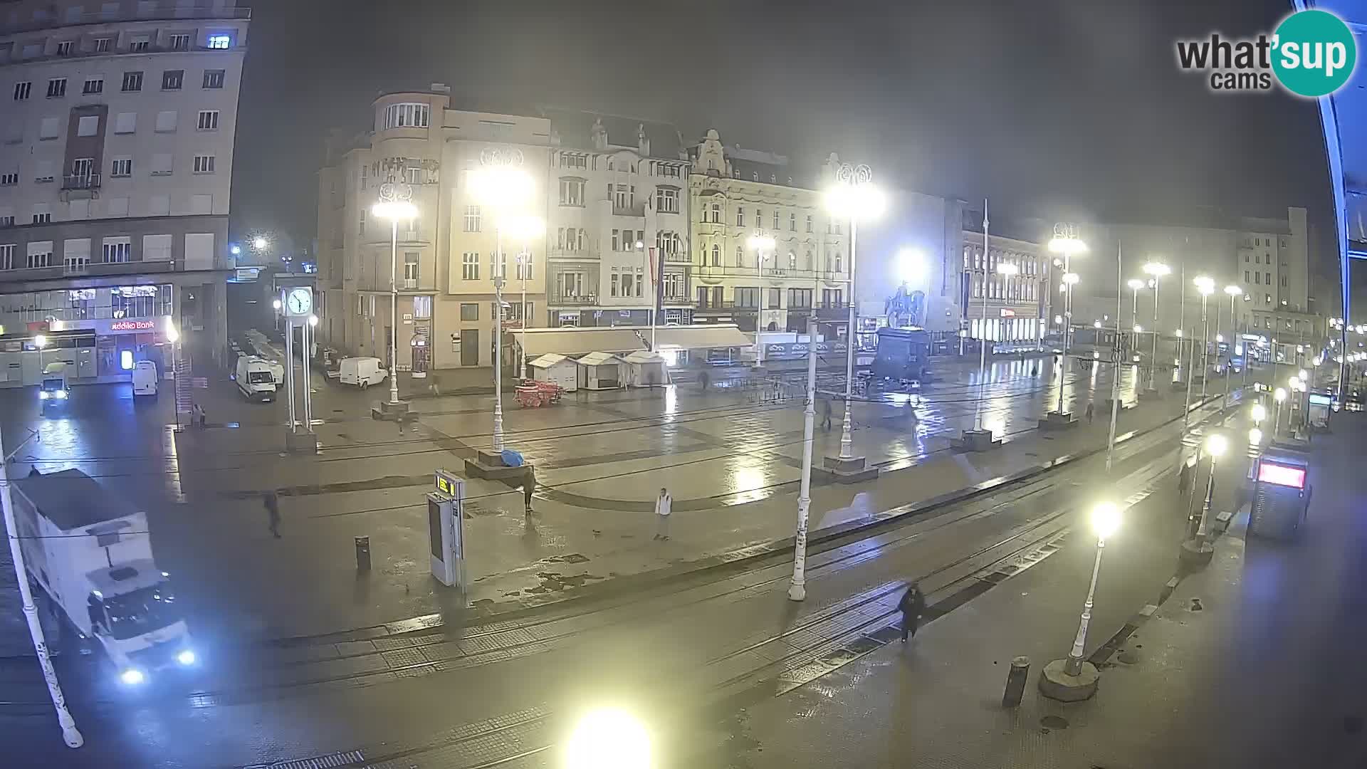 Live Cam Zagreb Ban Jelačić place | Croatie