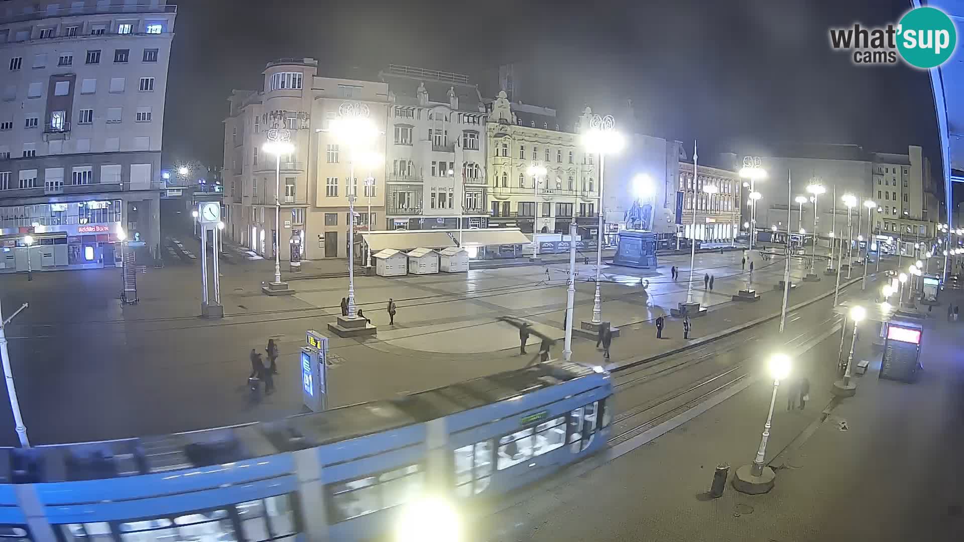 Webcam Zagreb Bana Jelačića square | Croatia