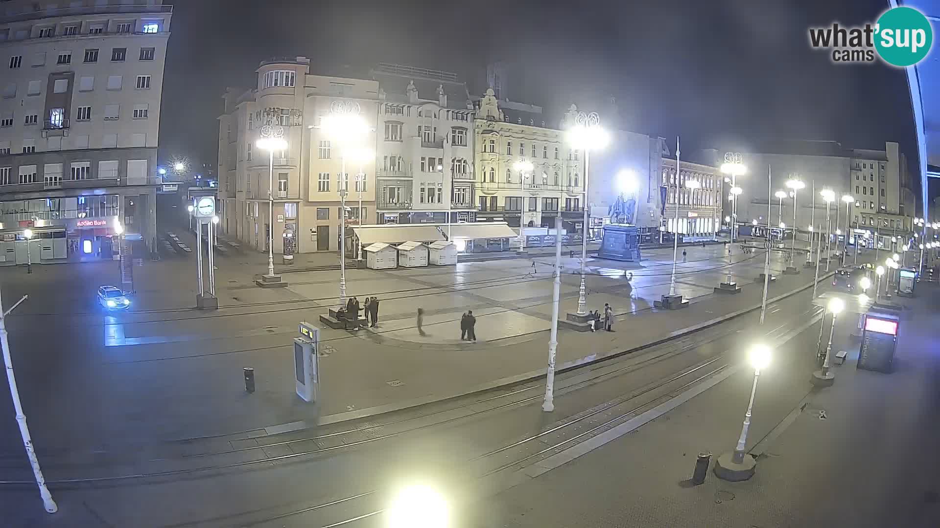 Webcam Zagreb Bana Jelačića square | Croatia