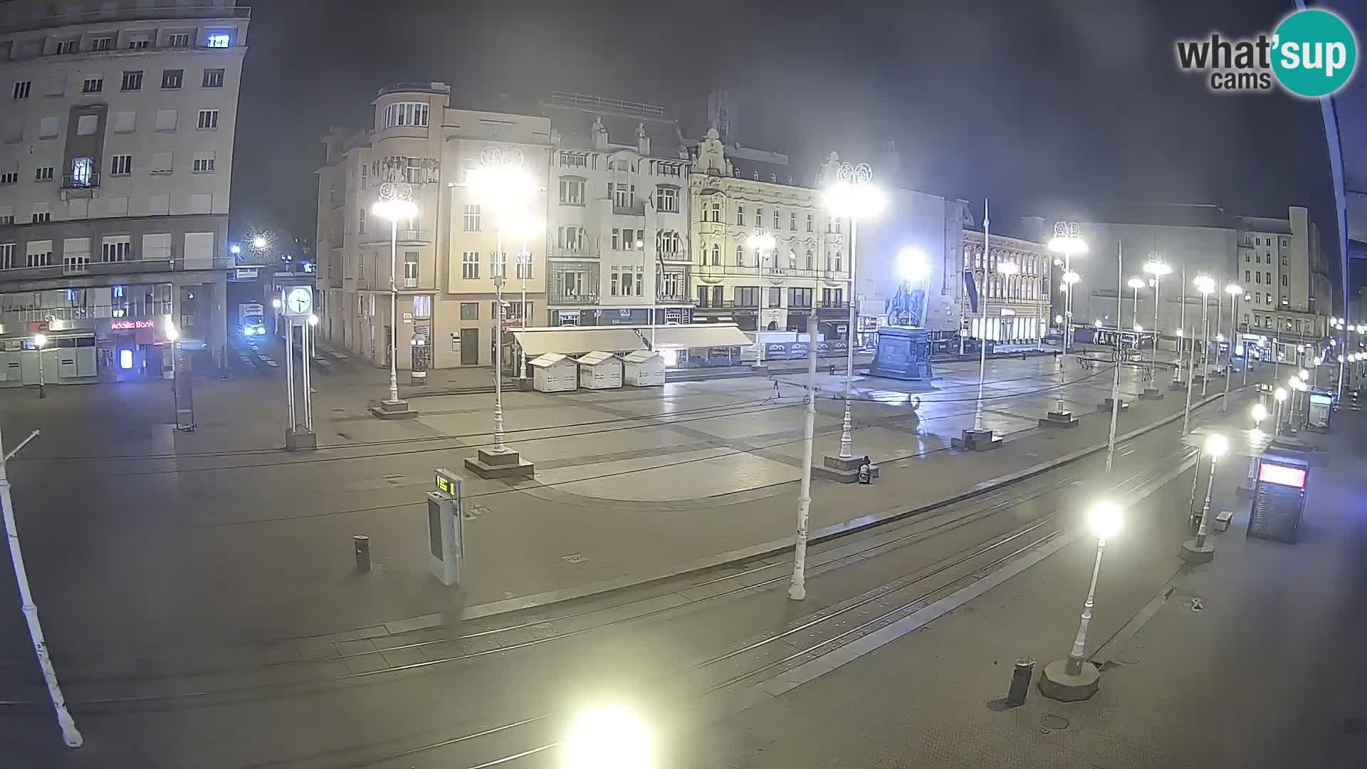 Zagreb live cam Bana Jelačića