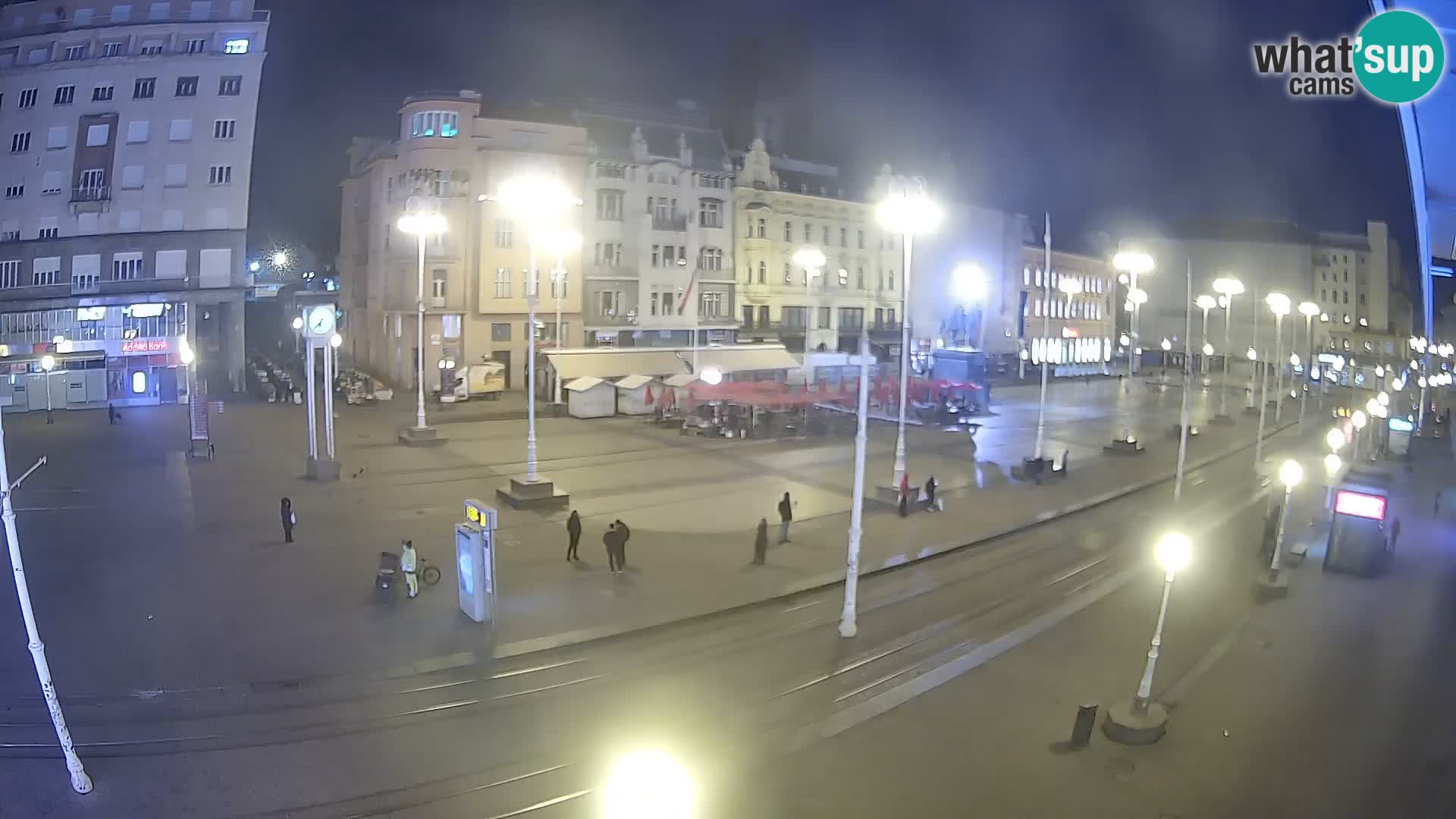 Webcam Zagreb Bana Jelačića square | Croatia