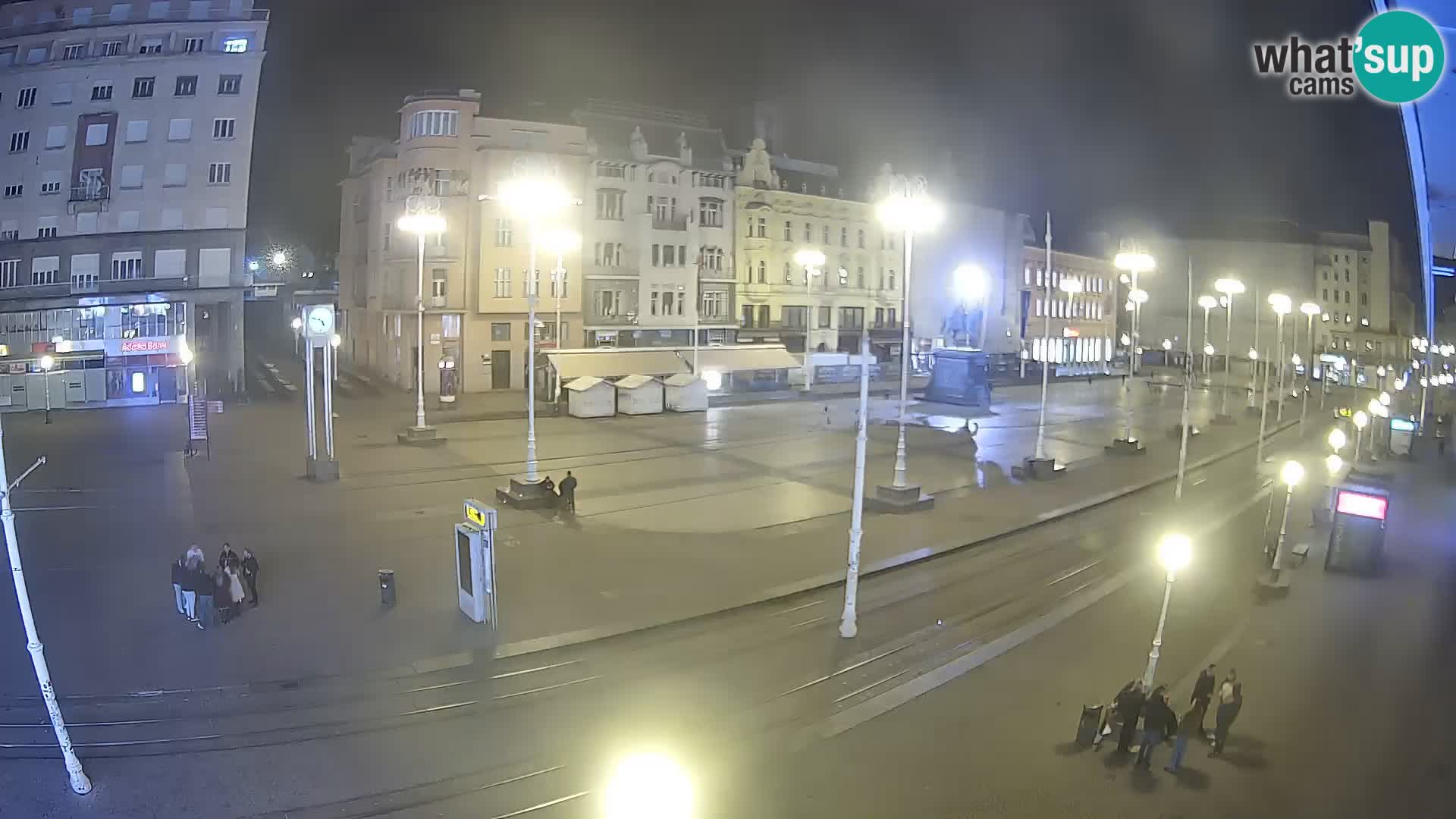 Live Cam Zagreb Ban Jelačić place | Croatie