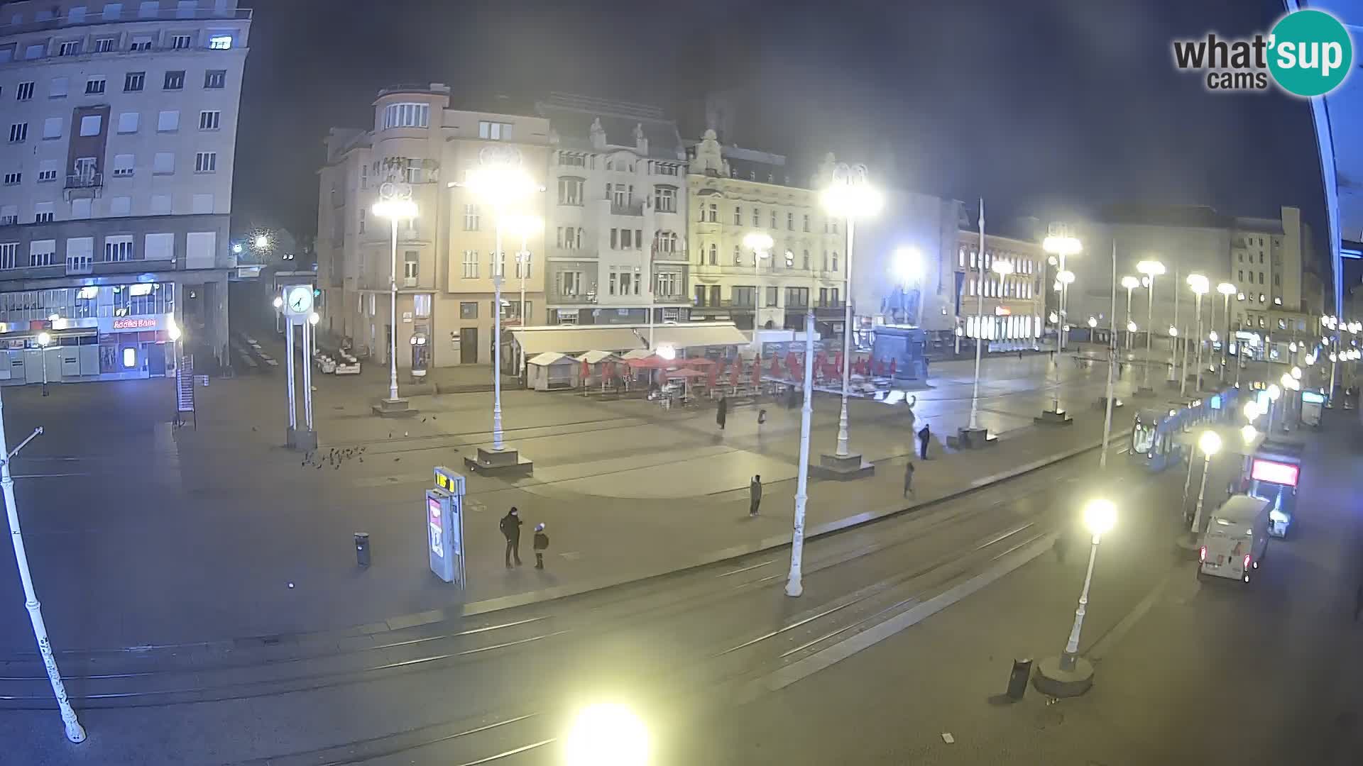 Webcam Zagreb Bana Jelačića square | Croatia