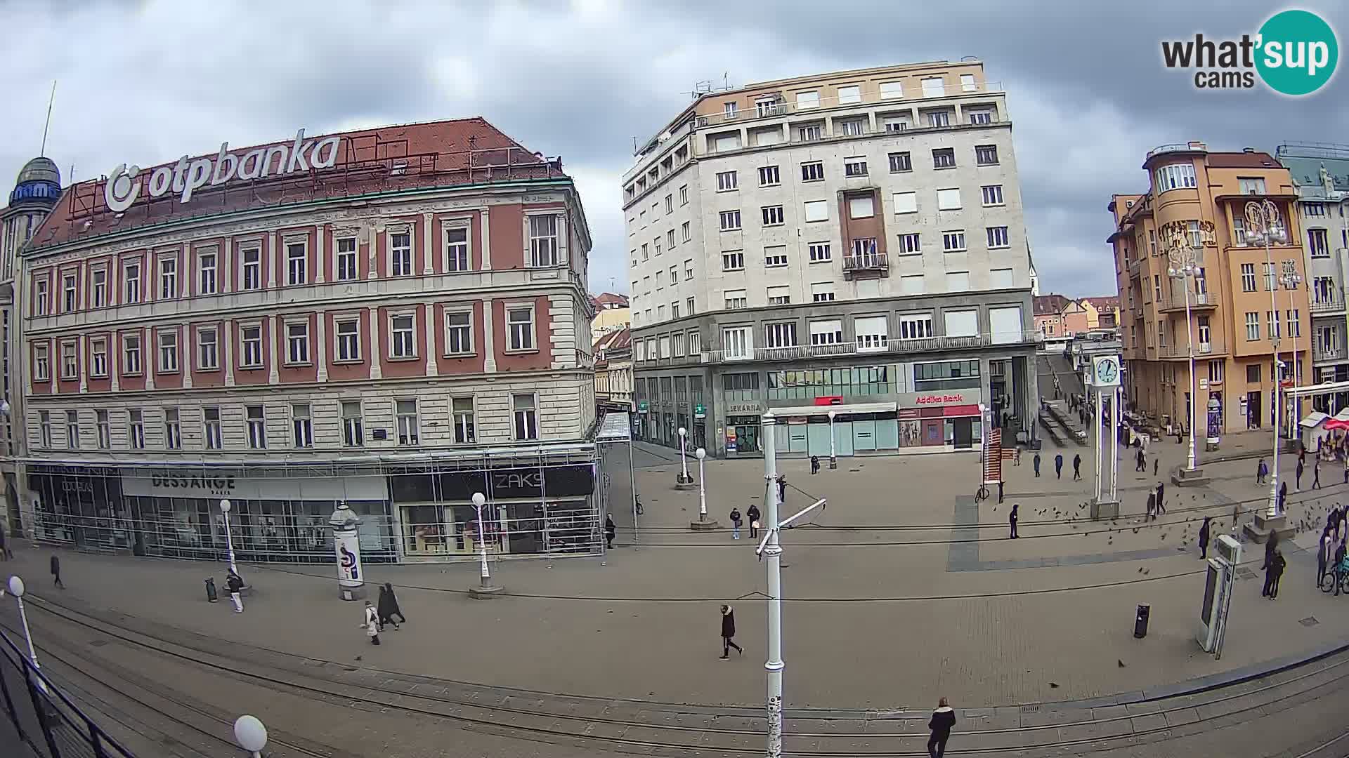 Webcam Zagabria Ban Jelacic piazza | Croazia