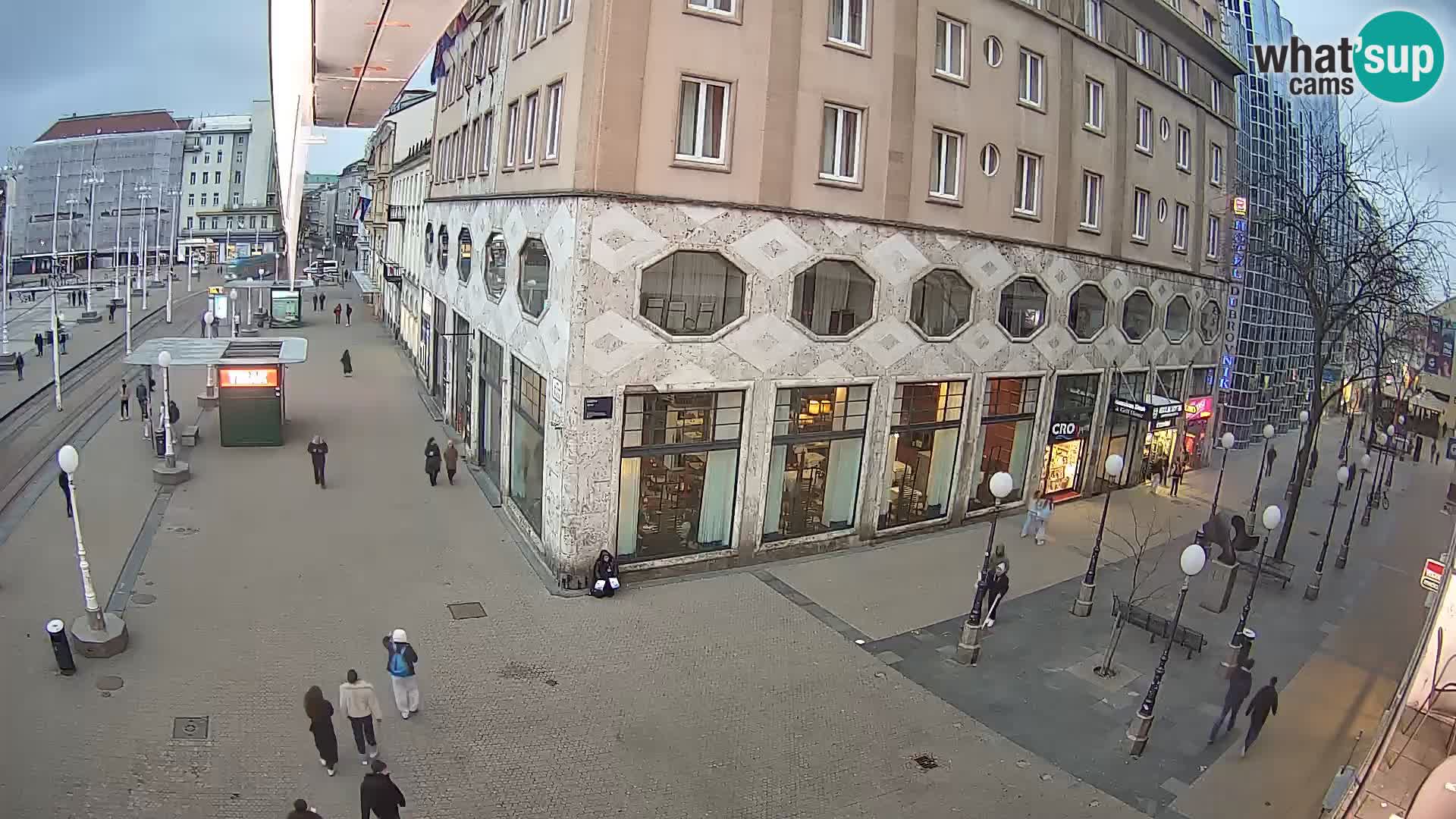 Webcam Zagreb Bana Jelačića square | Croatia
