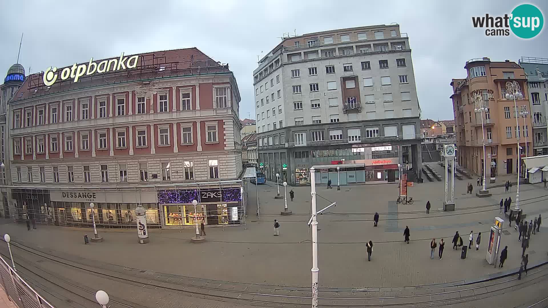 Webcam Zagabria Ban Jelacic piazza | Croazia