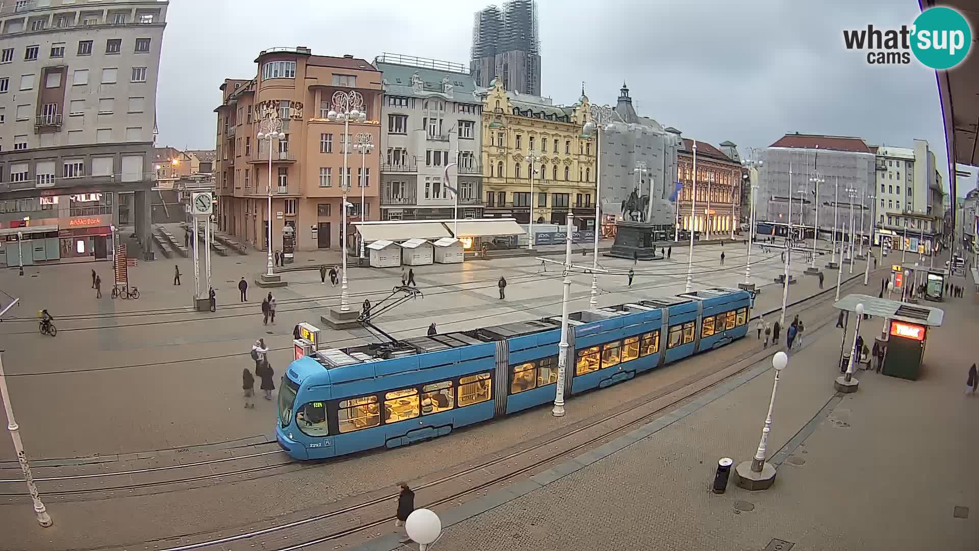 Live Cam Zagreb Ban Jelačić place | Croatie