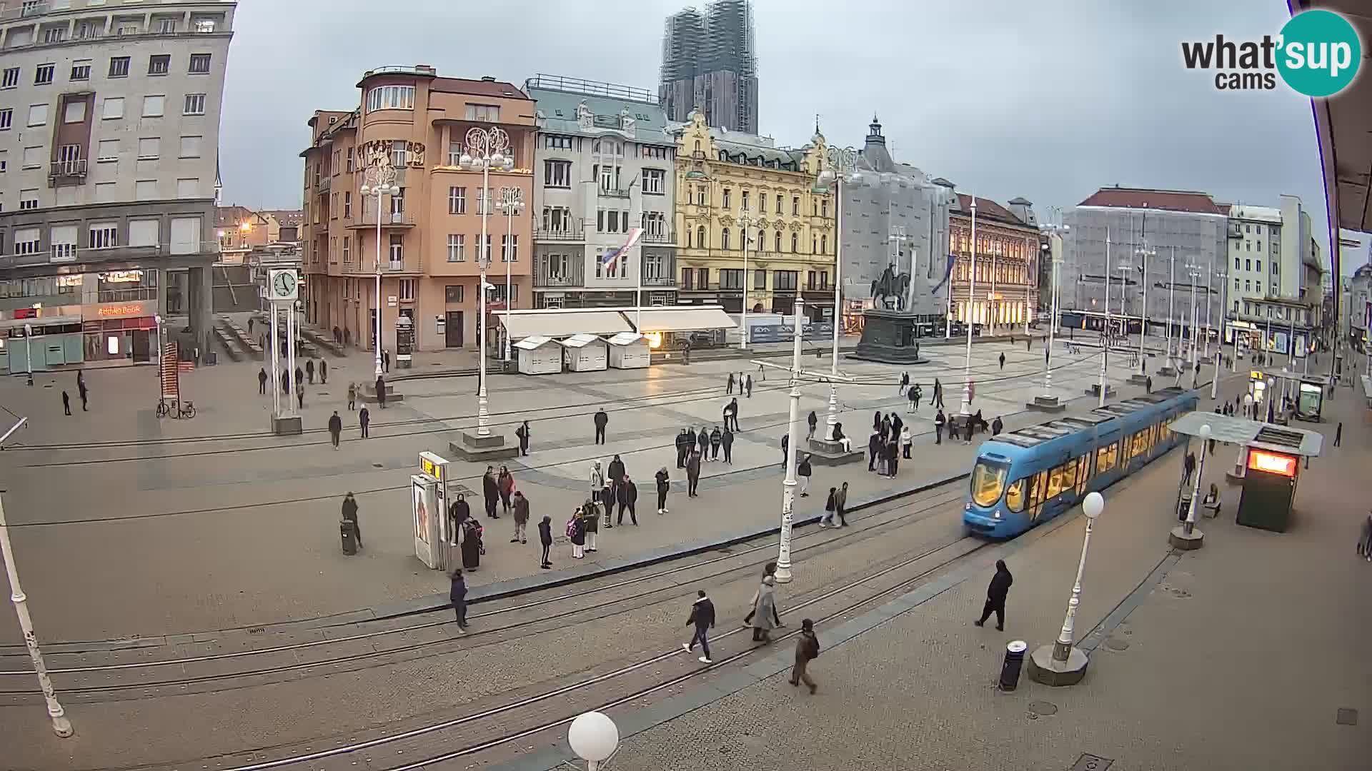 Live Cam Zagreb Ban Jelačić place | Croatie